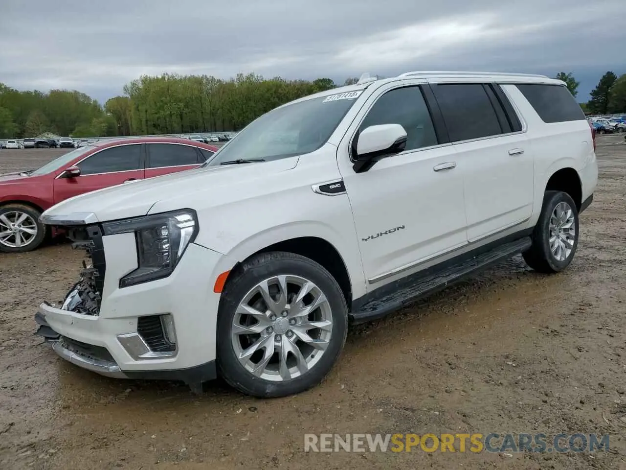 1 Photograph of a damaged car 1GKS2GKD0NR112073 GMC YUKON 2022