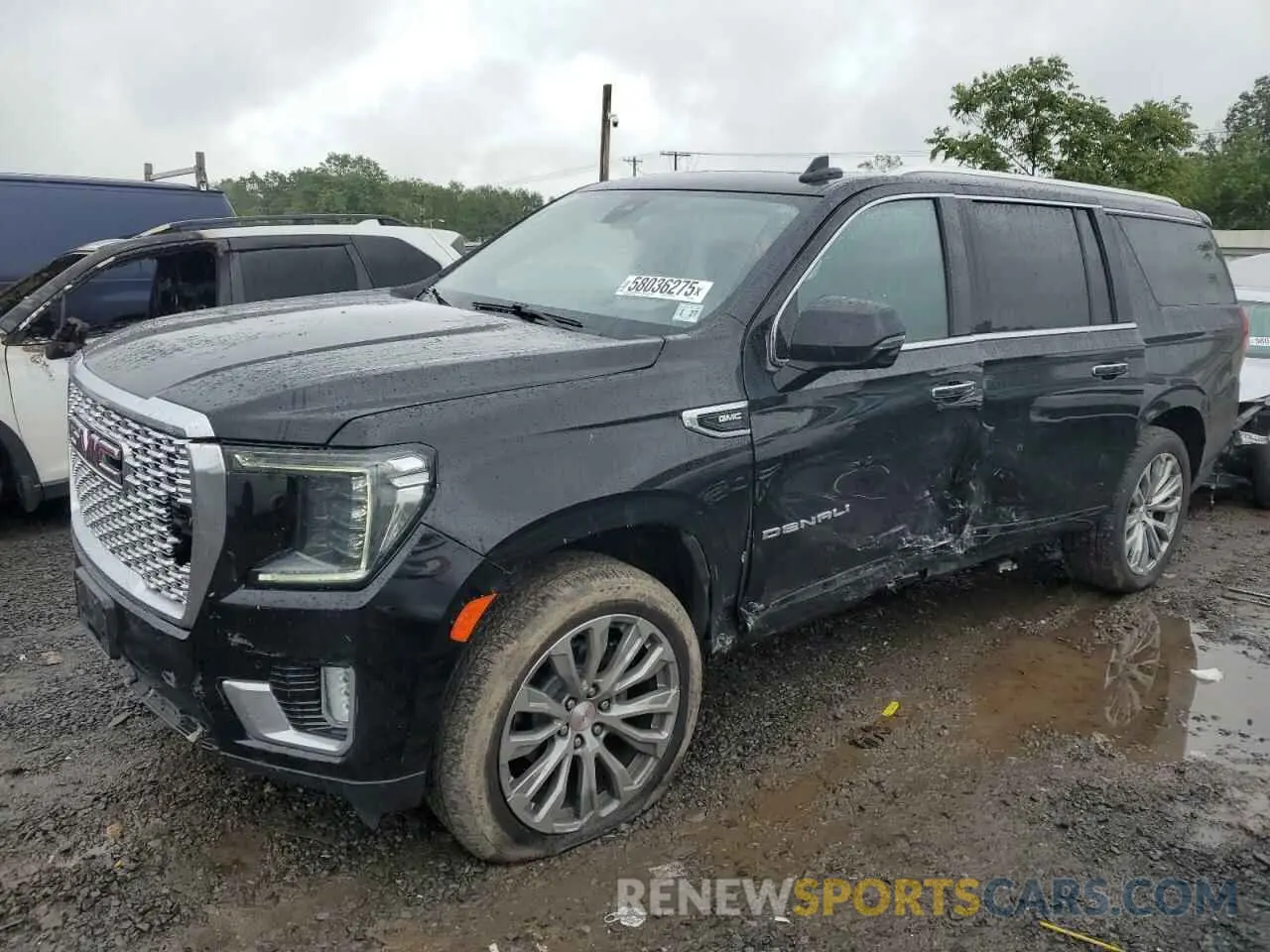 1 Photograph of a damaged car 1GKS2JKL7NR168712 GMC YUKON 2022