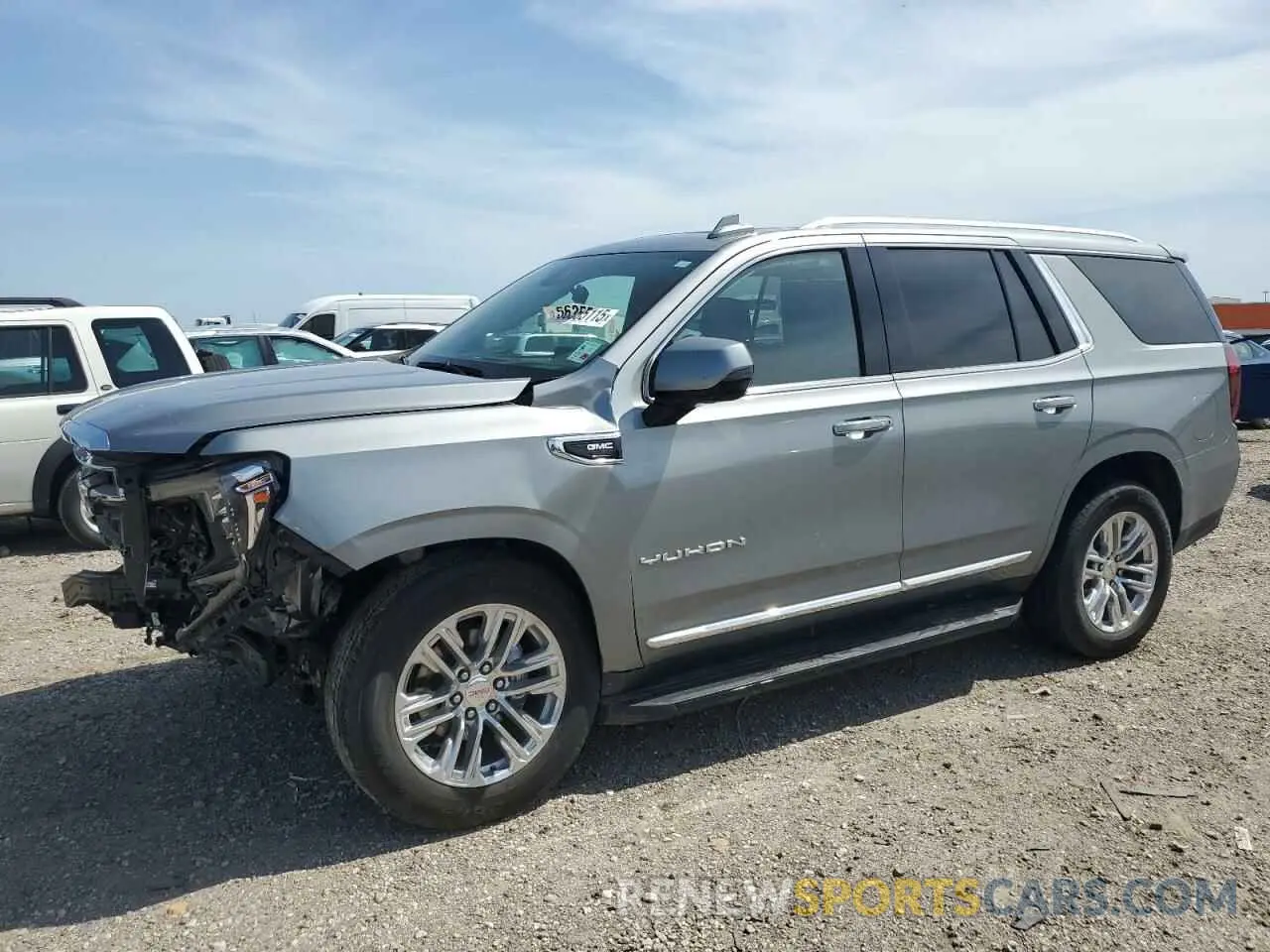 1 Photograph of a damaged car 1GKS1BKDXPR313617 GMC YUKON 2023