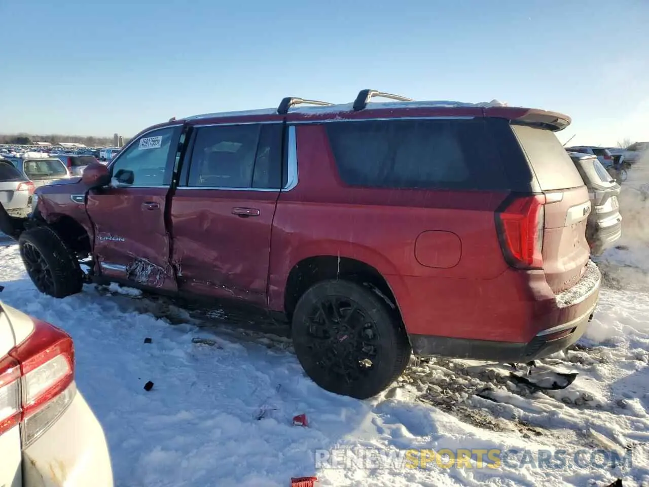 2 Photograph of a damaged car 1GKS2GKD3PR144843 GMC YUKON 2023