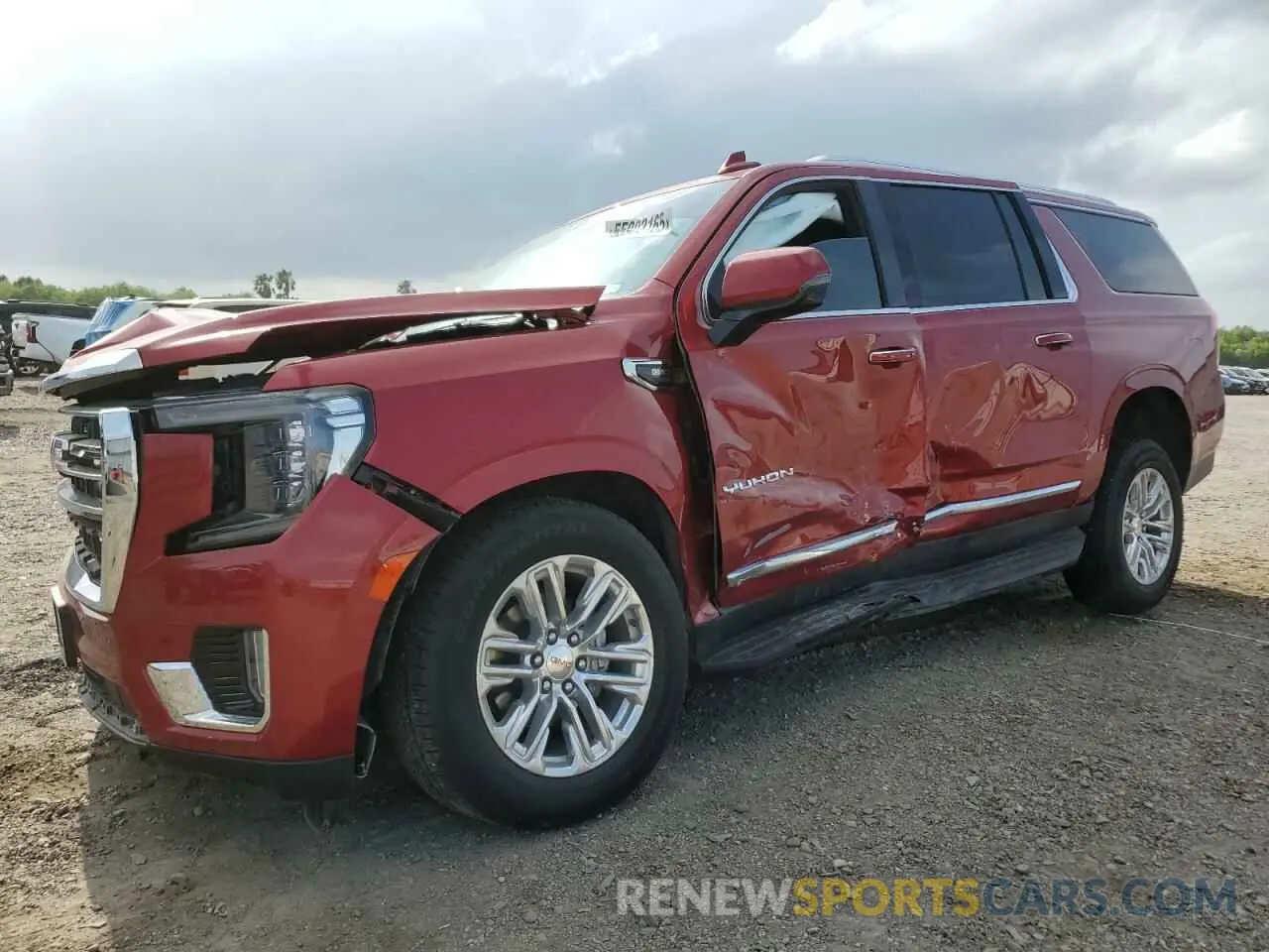 1 Photograph of a damaged car 1GKS1GKD7RR365416 GMC YUKON 2024