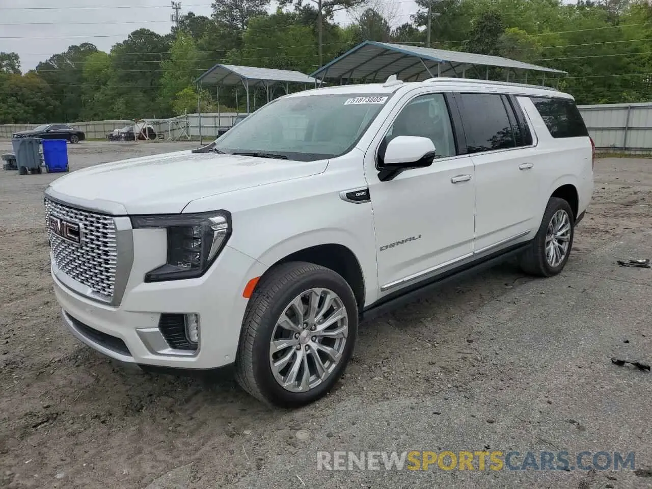1 Photograph of a damaged car 1GKS1JKL4RR312788 GMC YUKON 2024