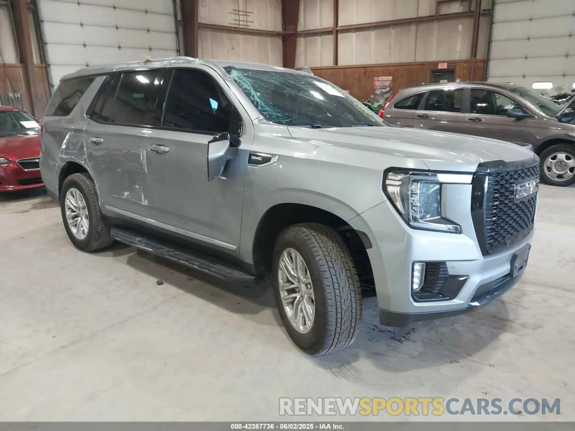 1 Photograph of a damaged car 1GKS2BKD1RR380932 GMC YUKON 2024
