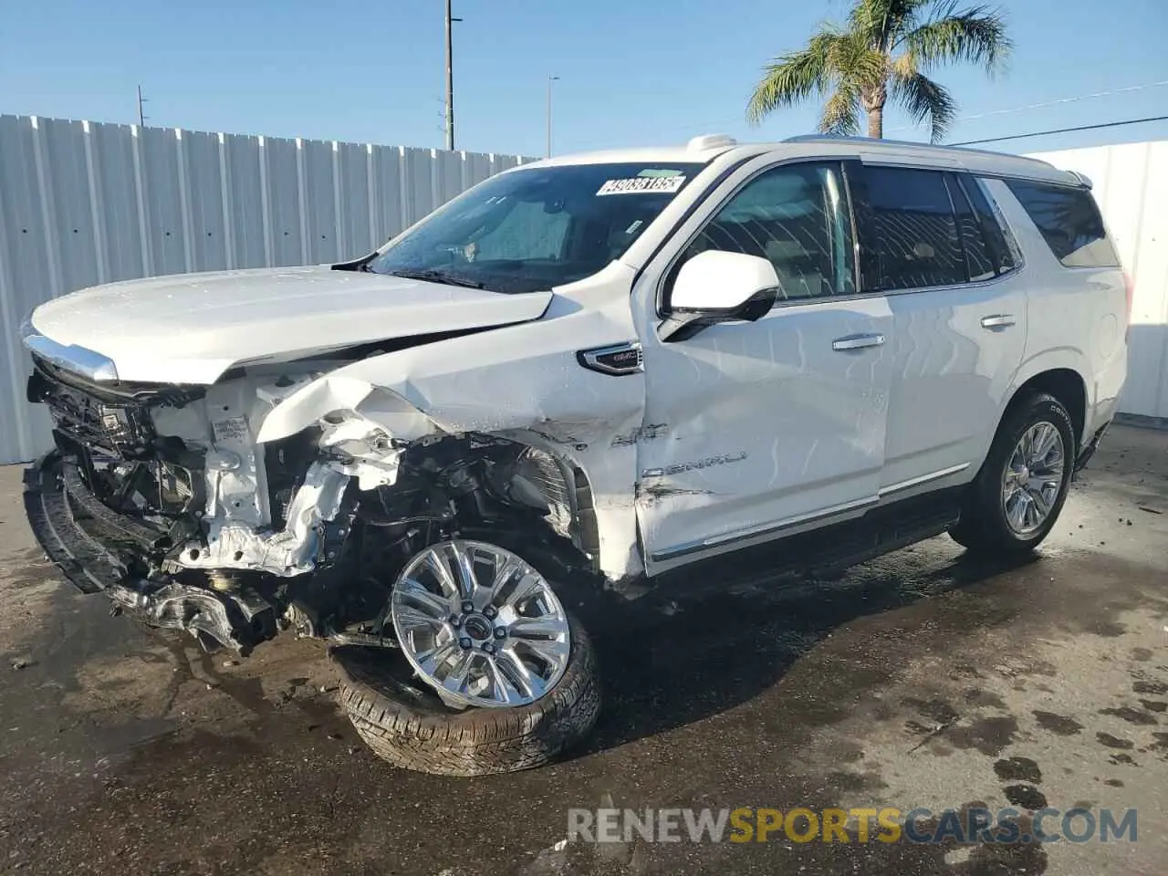 1 Photograph of a damaged car 1GKS1DRL8SR196833 GMC YUKON 2025