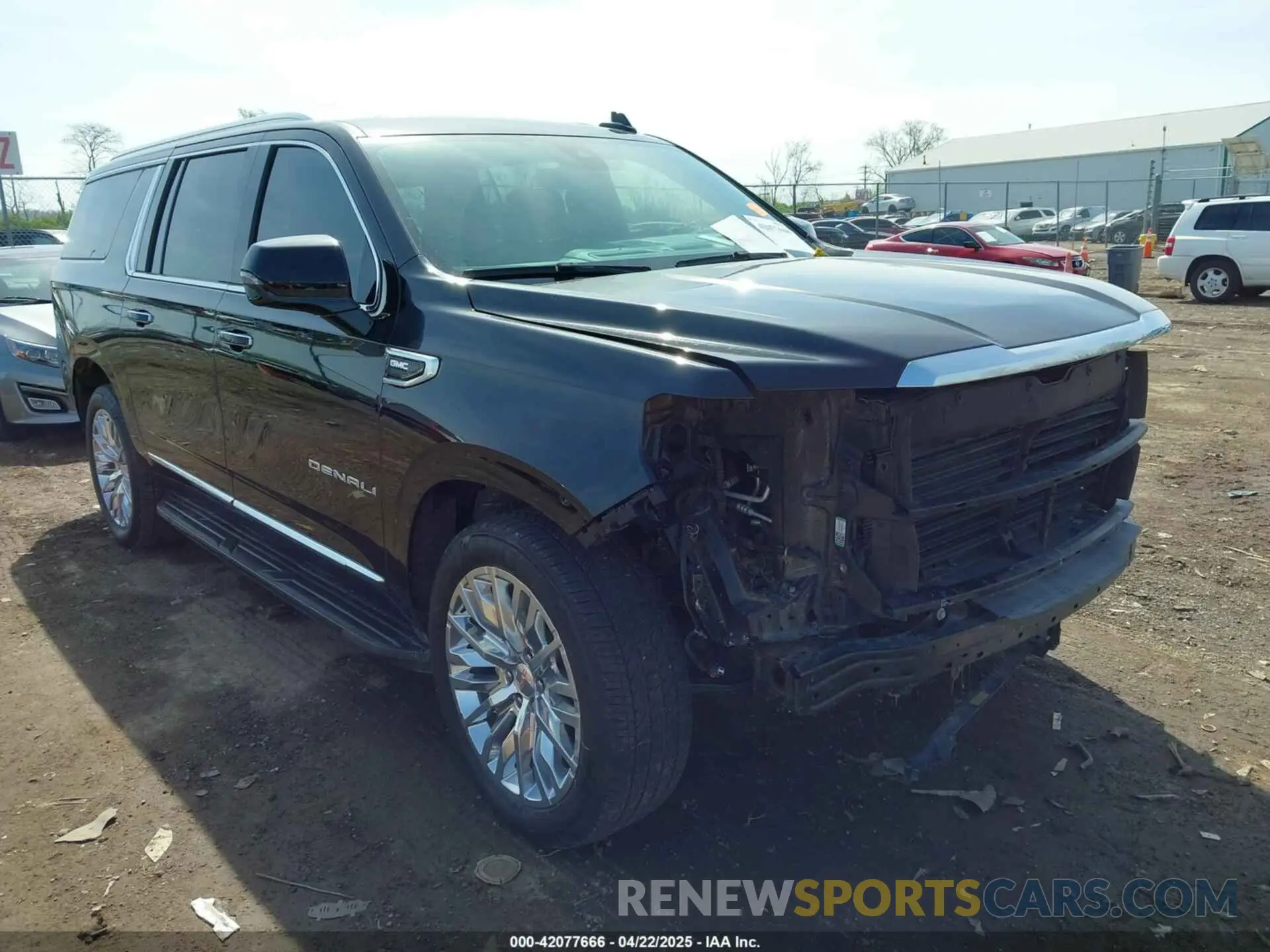1 Photograph of a damaged car 1GKS2JKL7MR448516 GMC YUKON XL 2021