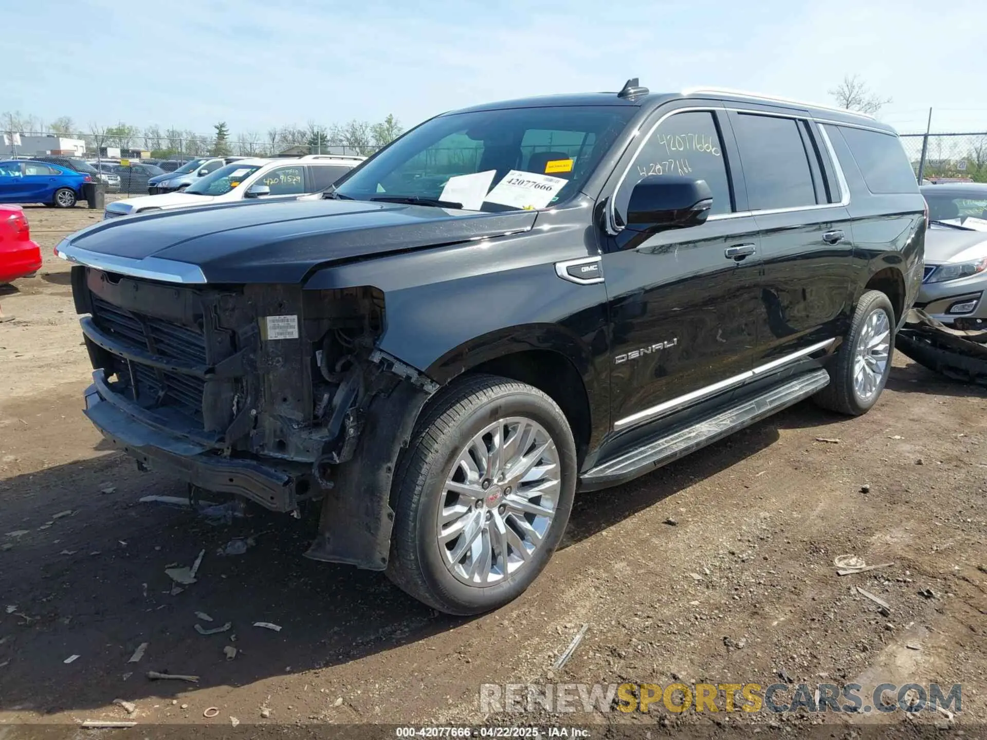 2 Photograph of a damaged car 1GKS2JKL7MR448516 GMC YUKON XL 2021