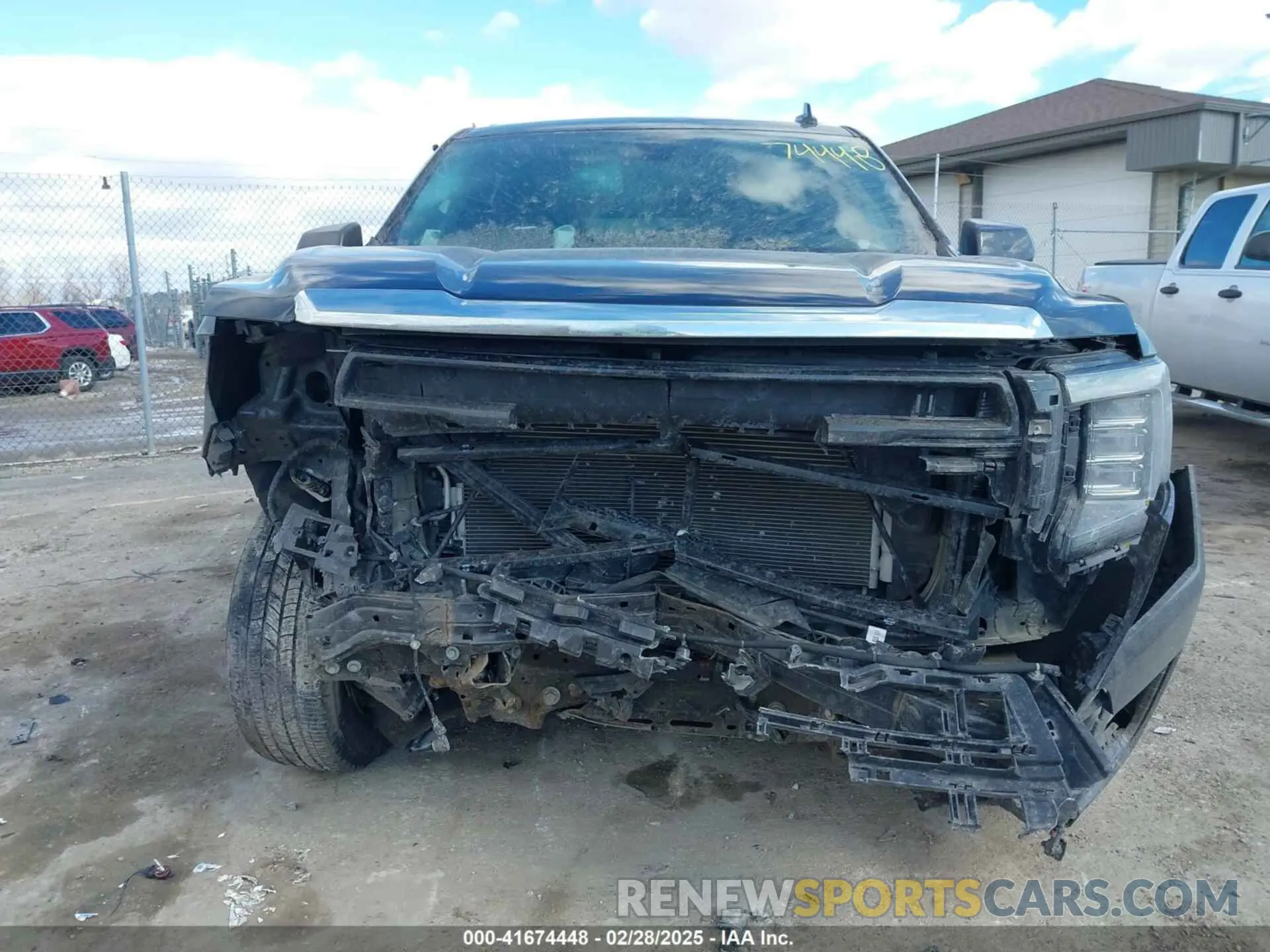 13 Photograph of a damaged car 1GKS2FKD0NR326393 GMC YUKON XL 2022