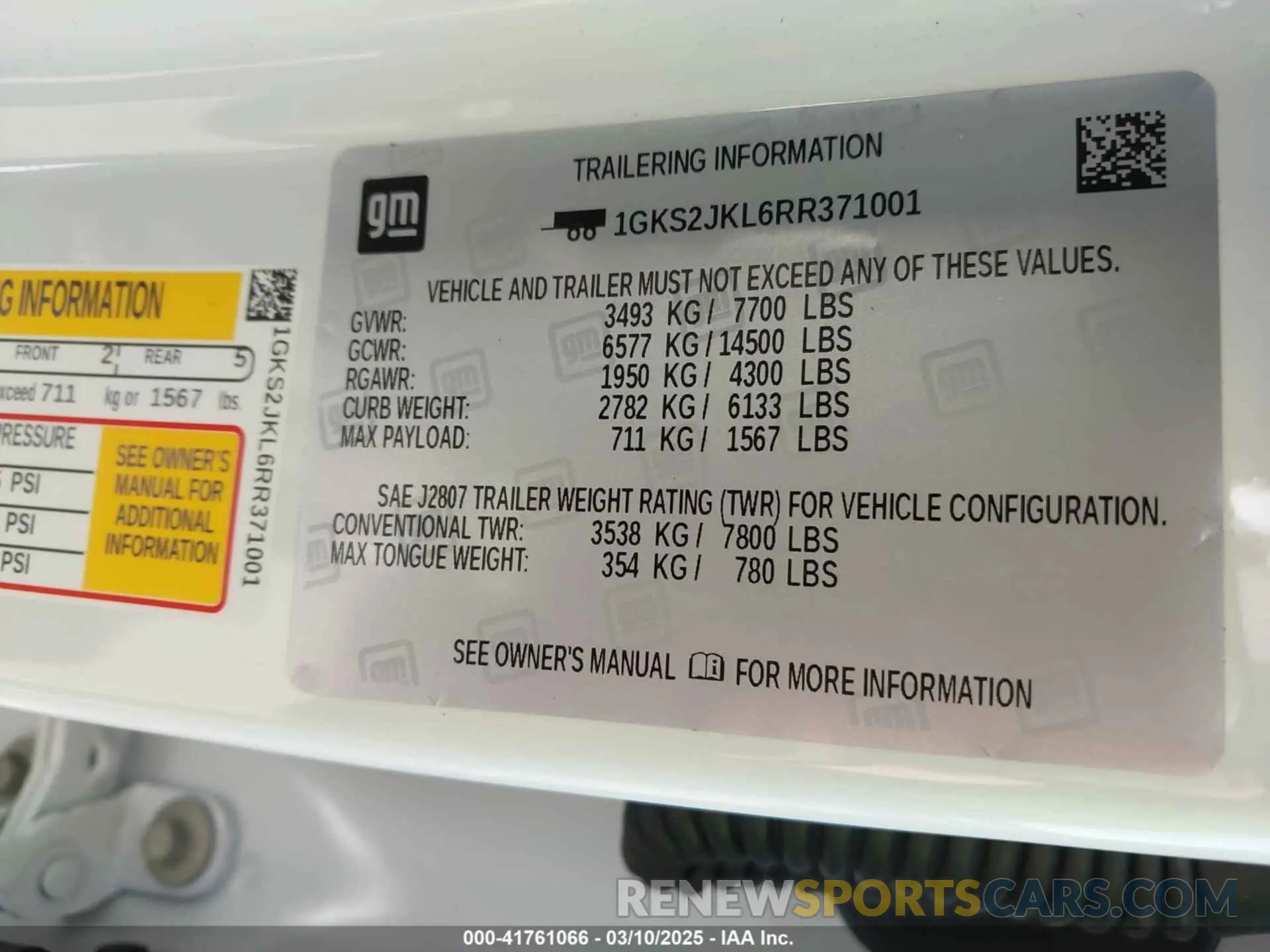 9 Photograph of a damaged car 1GKS2JKL6RR371001 GMC YUKON XL 2024