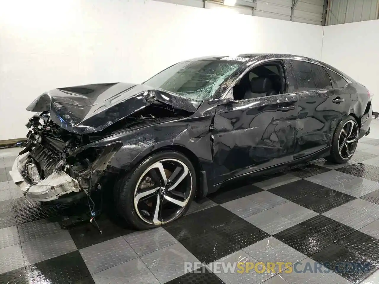 1 Photograph of a damaged car 1HGCV1E32KA157048 HONDA ACCORD 2019