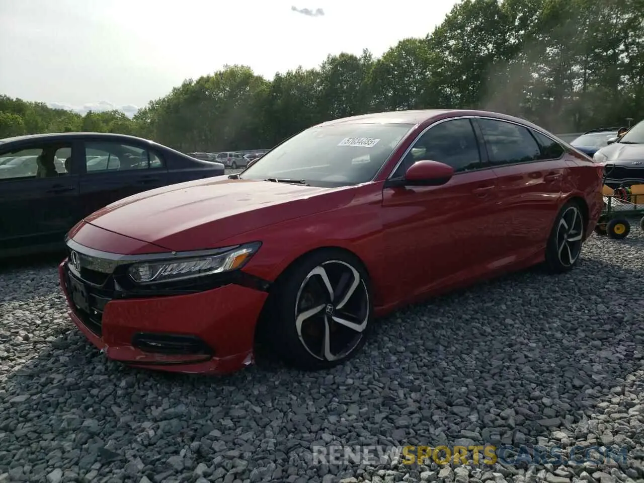 1 Photograph of a damaged car 1HGCV1E33KA149864 HONDA ACCORD 2019