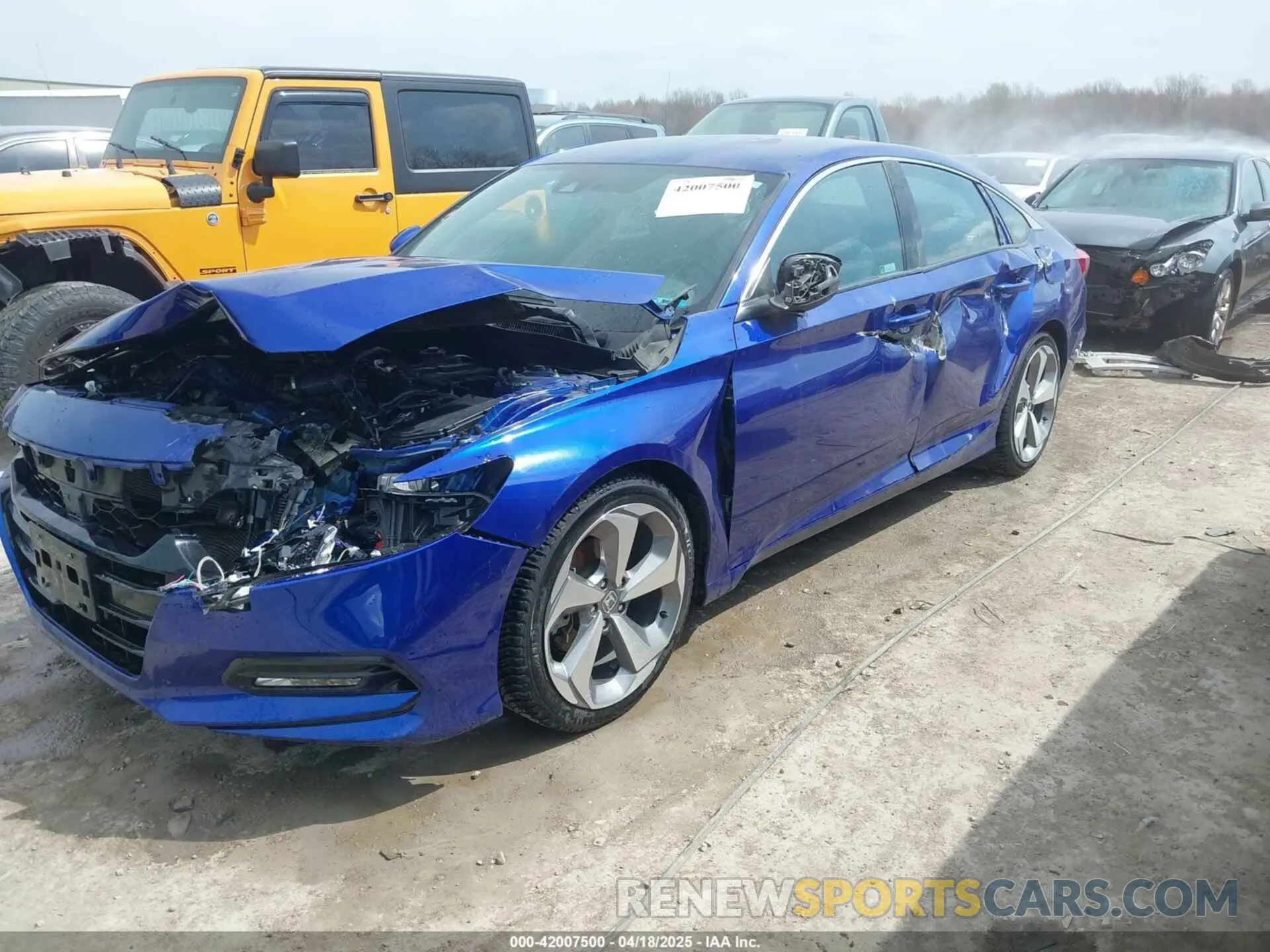 6 Photograph of a damaged car 1HGCV1E3XKA035621 HONDA ACCORD 2019