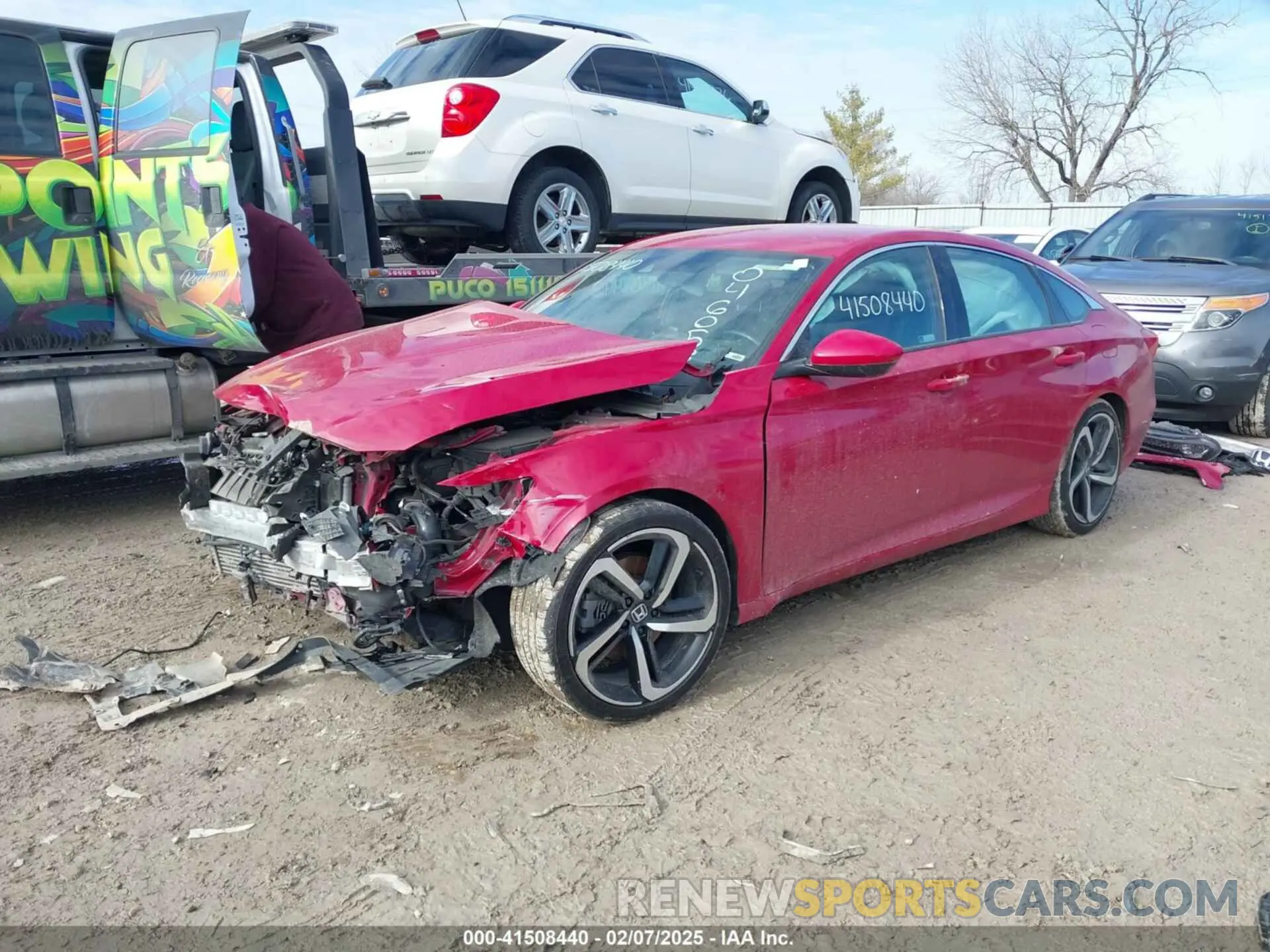 2 Photograph of a damaged car 1HGCV1E3XKA046053 HONDA ACCORD 2019