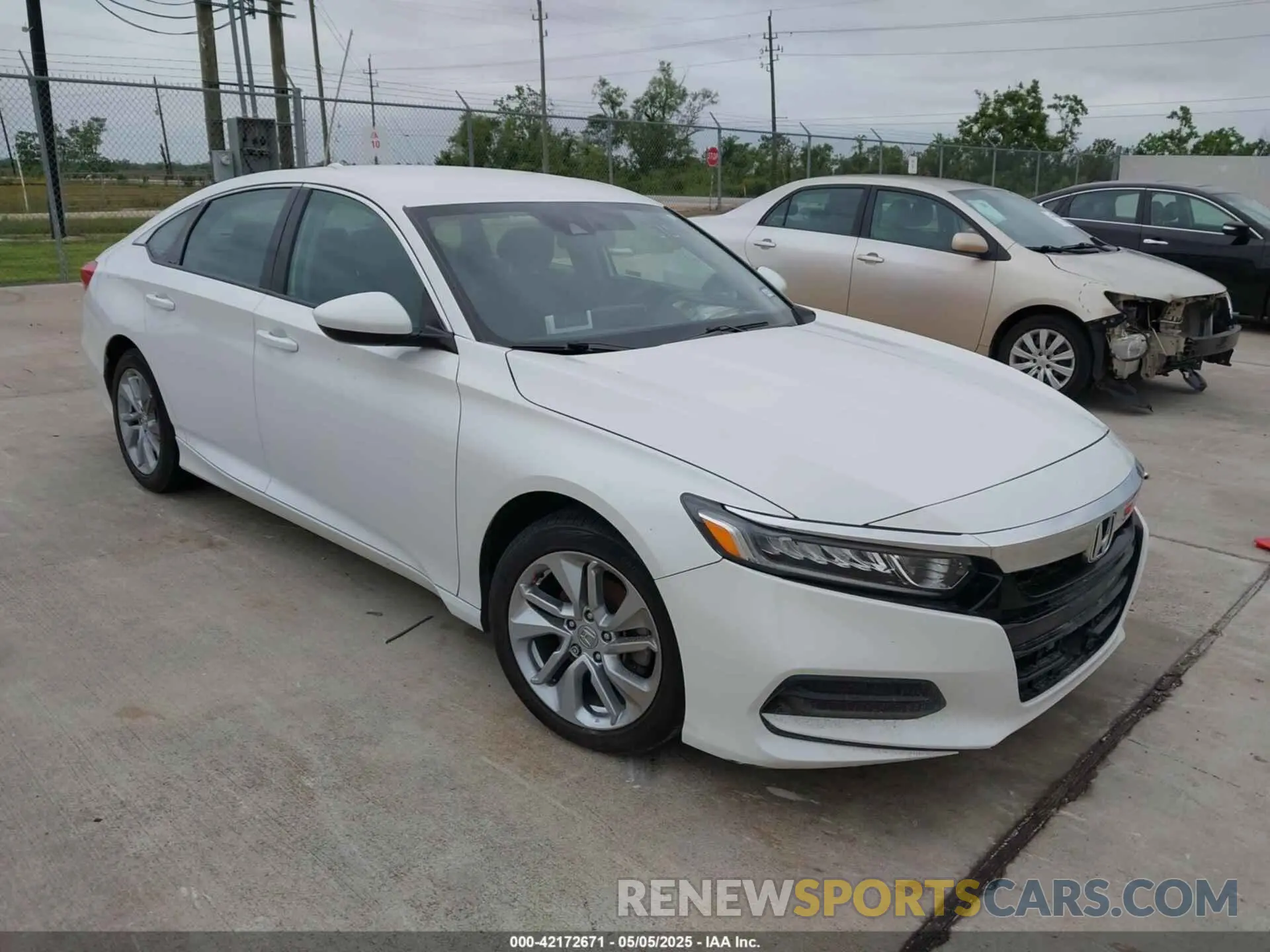 1 Photograph of a damaged car 1HGCV1F10KA046253 HONDA ACCORD 2019