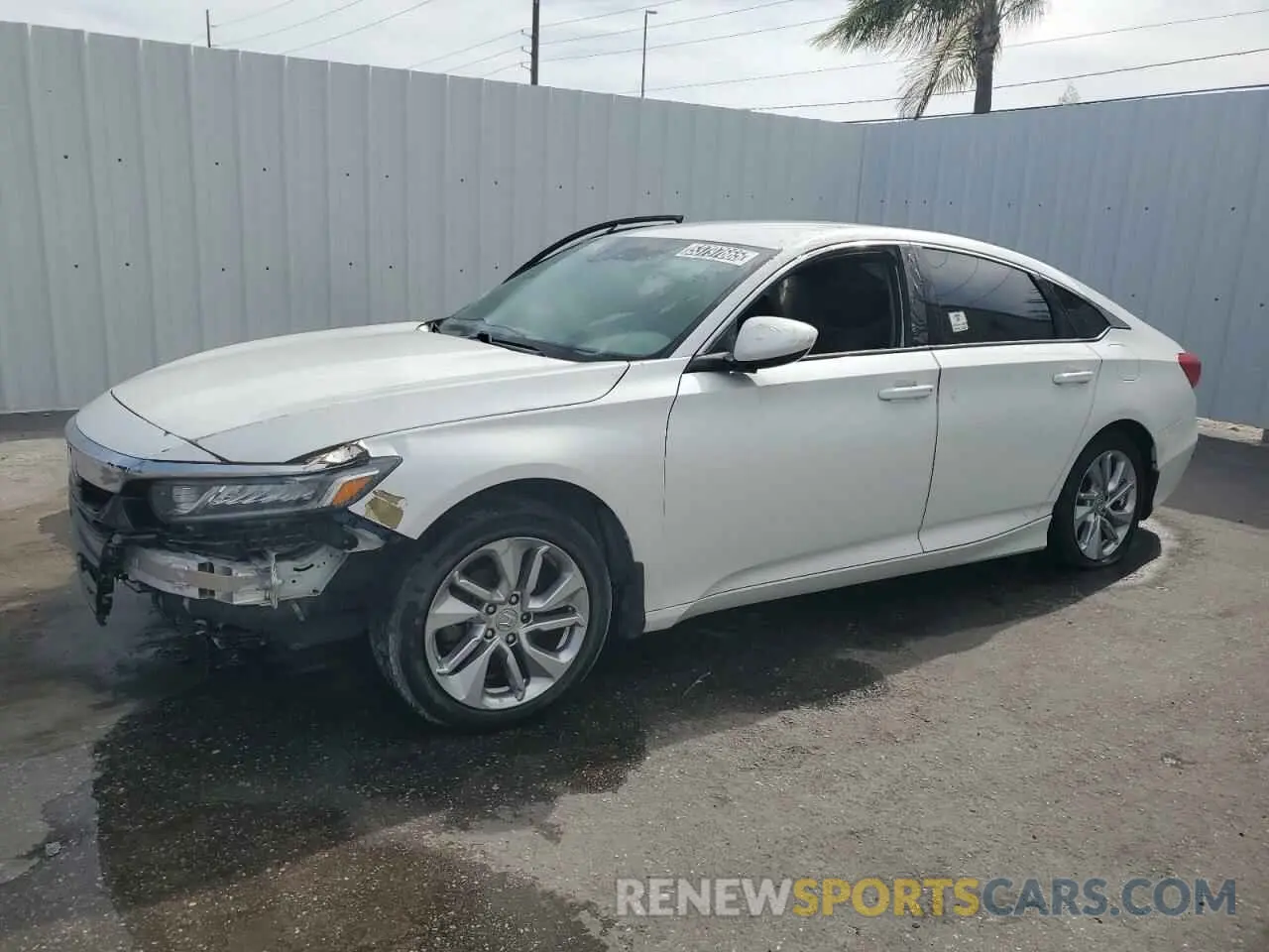 1 Photograph of a damaged car 1HGCV1F10KA046284 HONDA ACCORD 2019