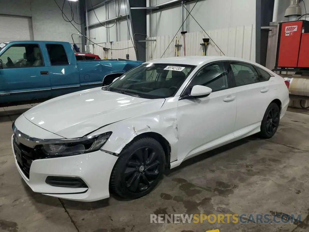 1 Photograph of a damaged car 1HGCV1F10KA058189 HONDA ACCORD 2019