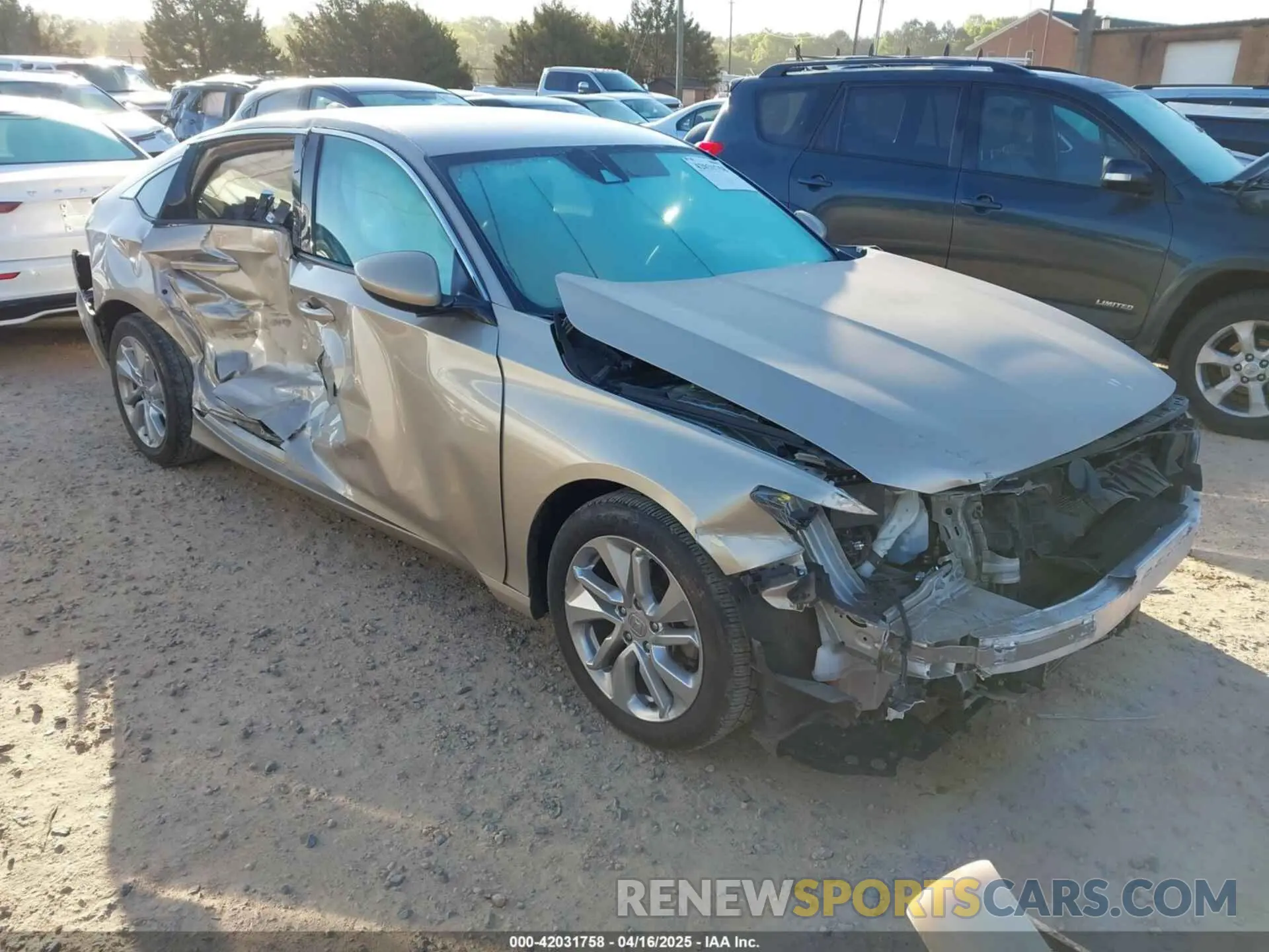 1 Photograph of a damaged car 1HGCV1F10KA074490 HONDA ACCORD 2019
