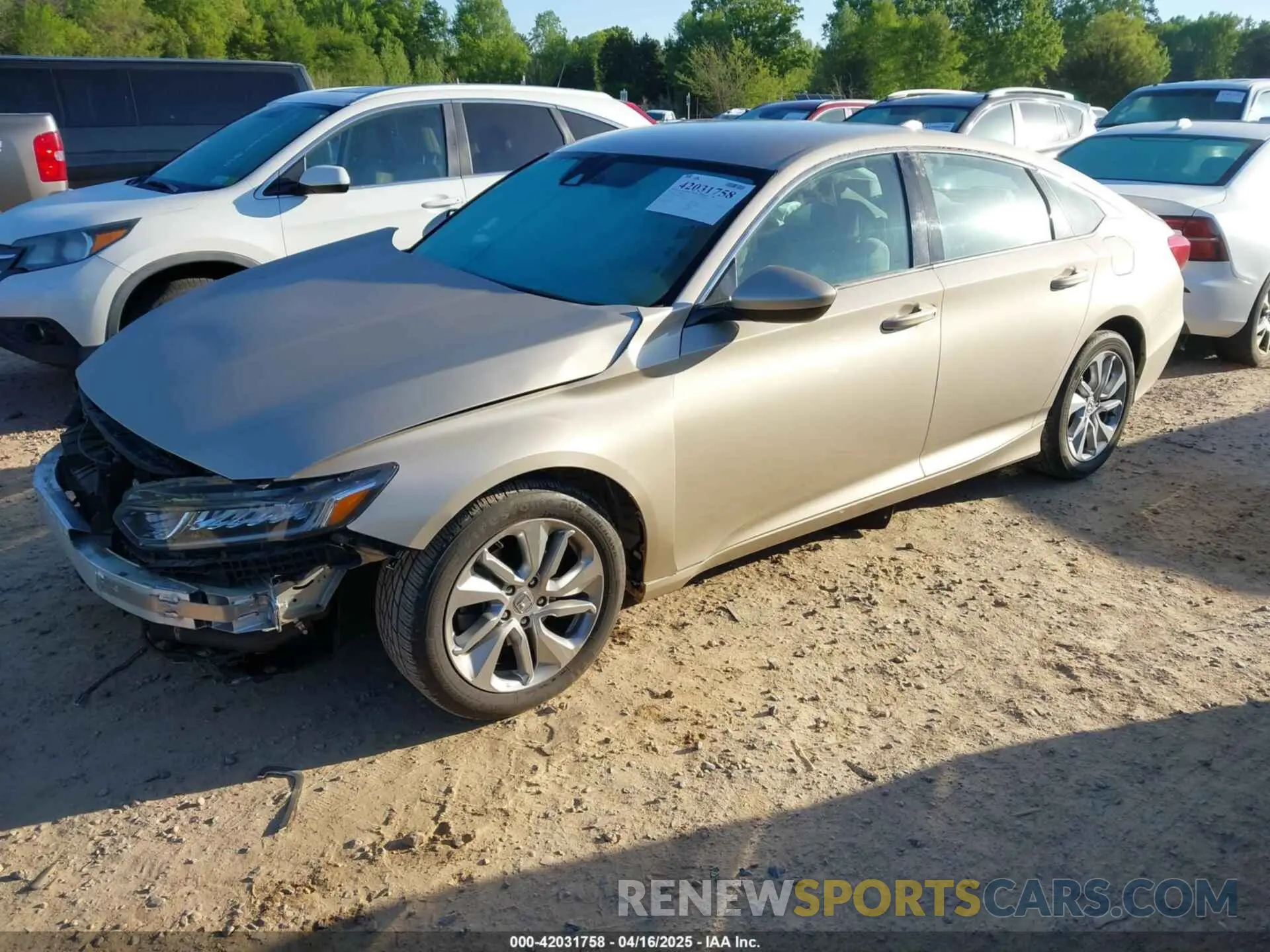 2 Photograph of a damaged car 1HGCV1F10KA074490 HONDA ACCORD 2019