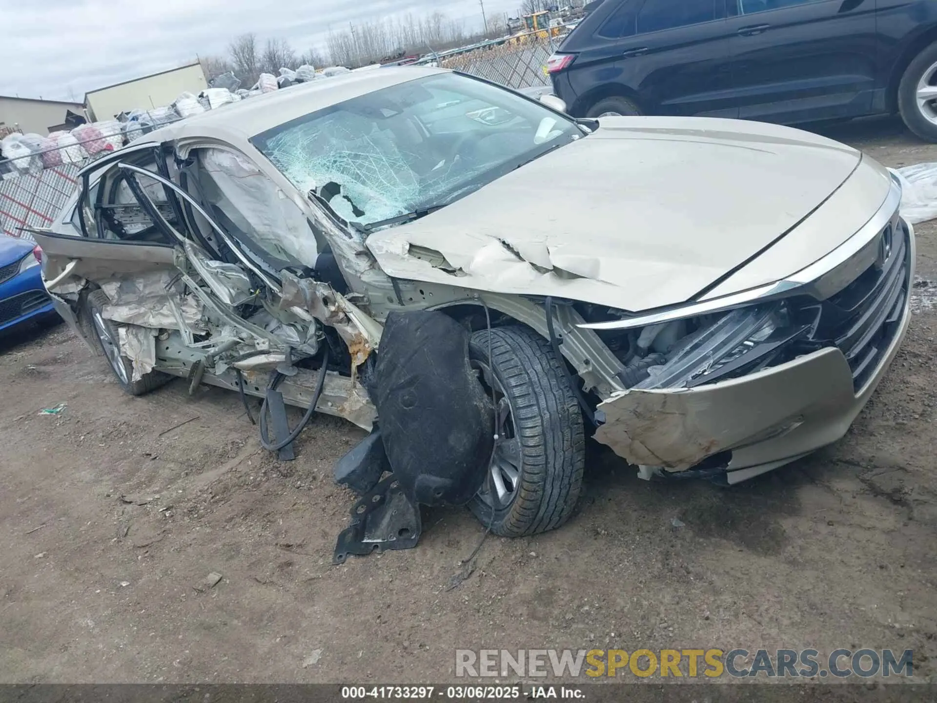 1 Photograph of a damaged car 1HGCV1F10KA123137 HONDA ACCORD 2019