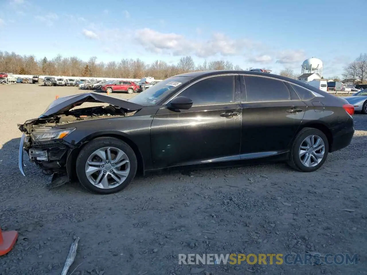1 Photograph of a damaged car 1HGCV1F10KA123364 HONDA ACCORD 2019