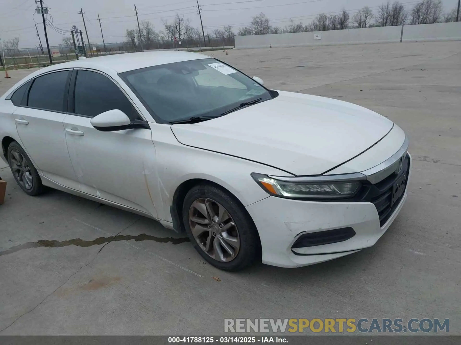 1 Photograph of a damaged car 1HGCV1F10KA125924 HONDA ACCORD 2019