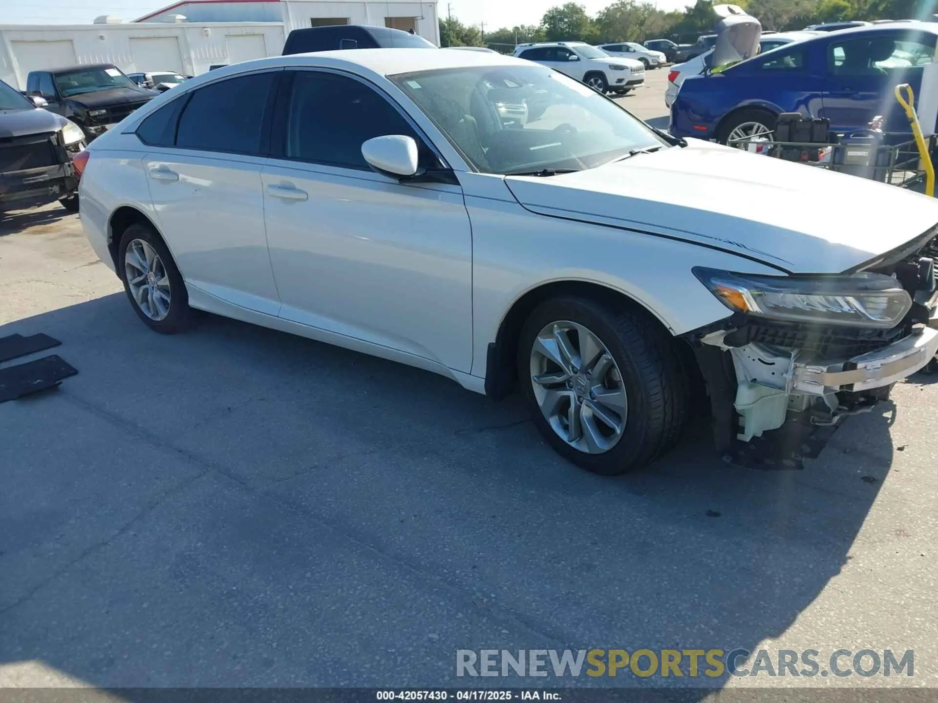 1 Photograph of a damaged car 1HGCV1F11KA036847 HONDA ACCORD 2019