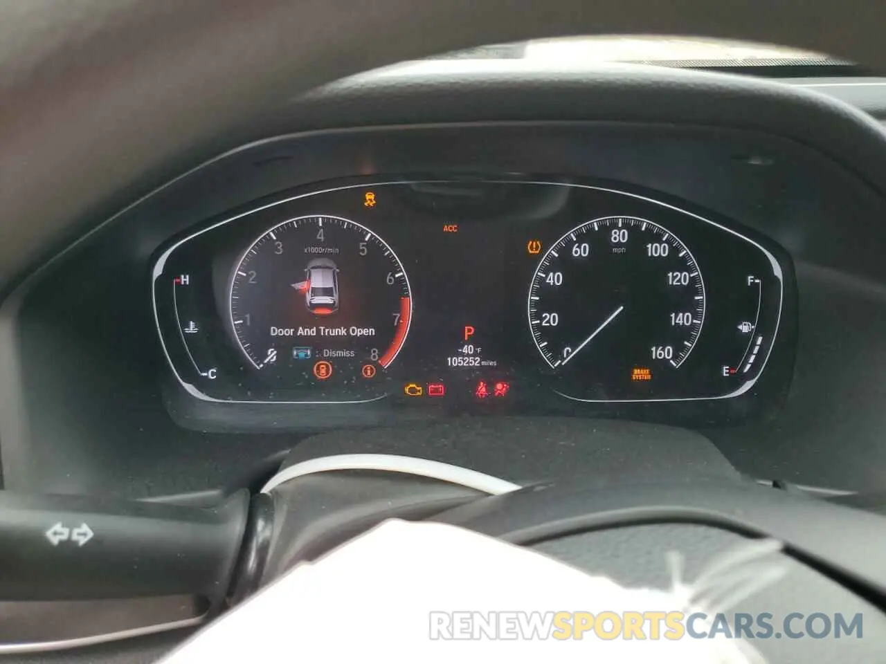 9 Photograph of a damaged car 1HGCV1F11KA072473 HONDA ACCORD 2019