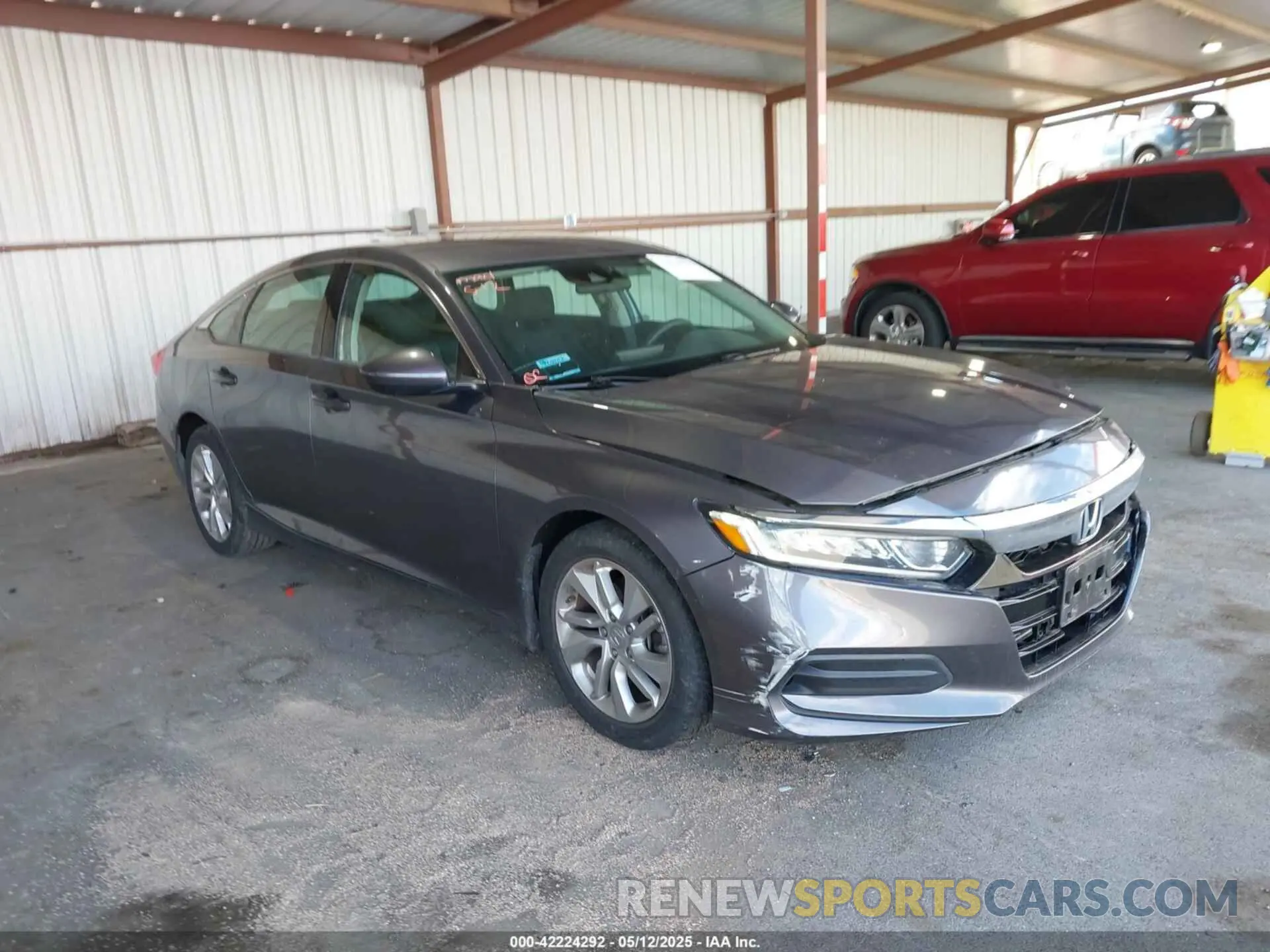 1 Photograph of a damaged car 1HGCV1F11KA149004 HONDA ACCORD 2019