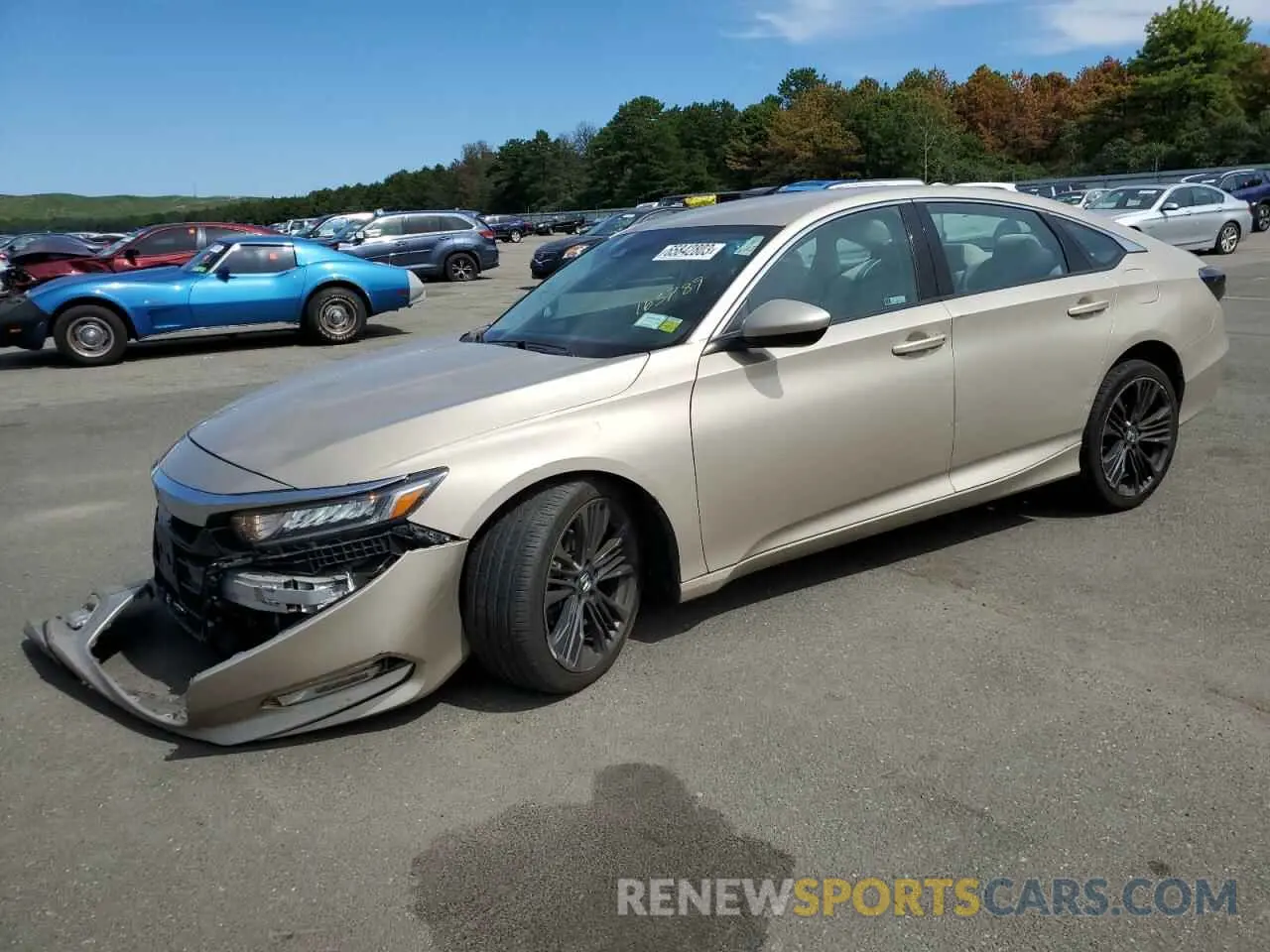 1 Photograph of a damaged car 1HGCV1F11KA163789 HONDA ACCORD 2019