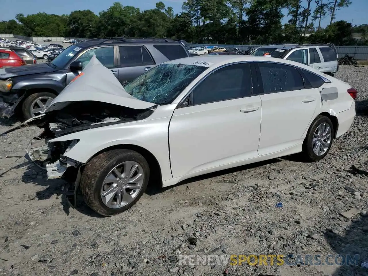 1 Photograph of a damaged car 1HGCV1F11KA170855 HONDA ACCORD 2019