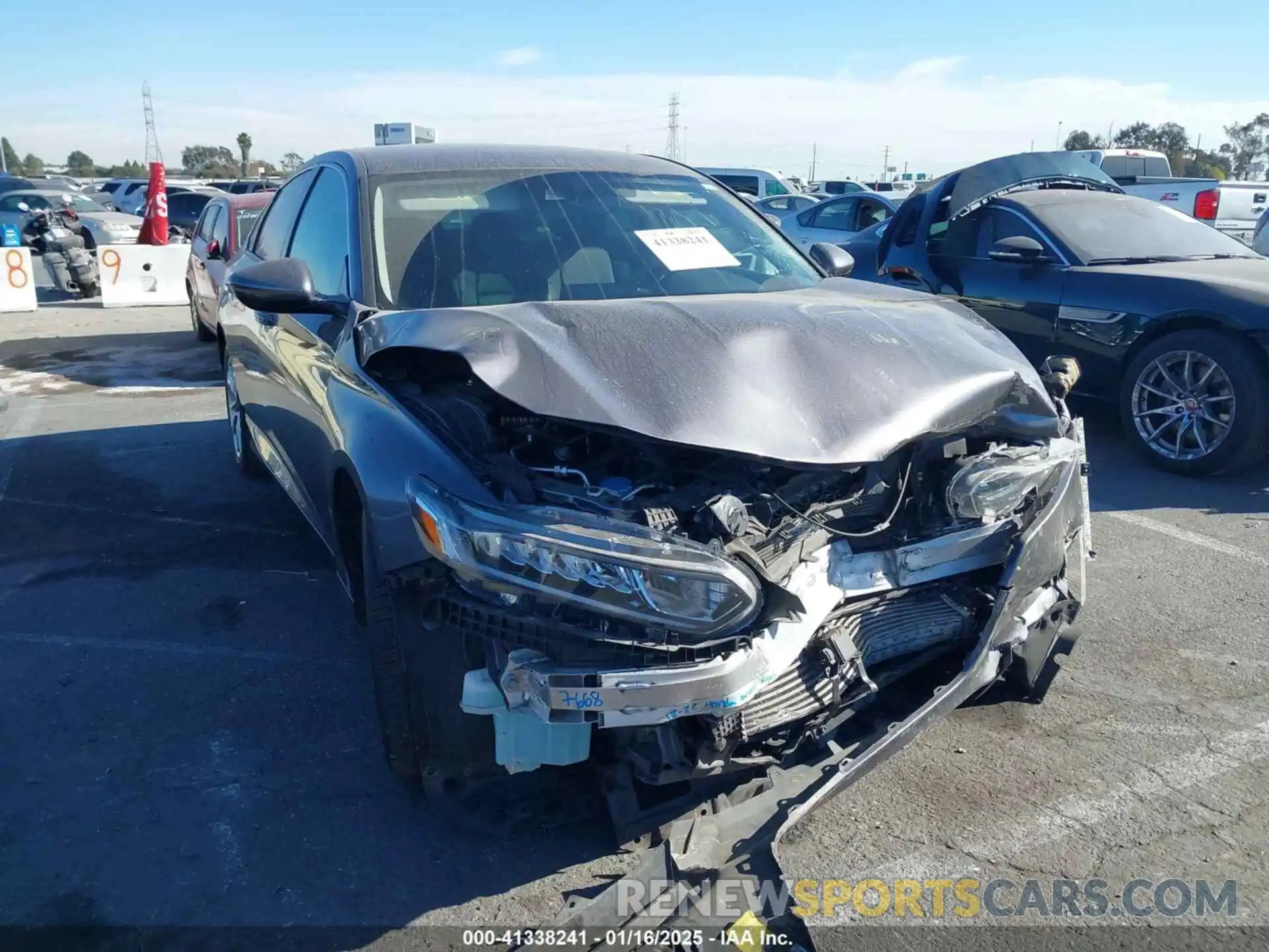 1 Photograph of a damaged car 1HGCV1F11KA174758 HONDA ACCORD 2019