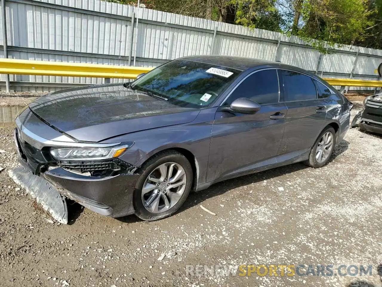 1 Photograph of a damaged car 1HGCV1F12KA006711 HONDA ACCORD 2019