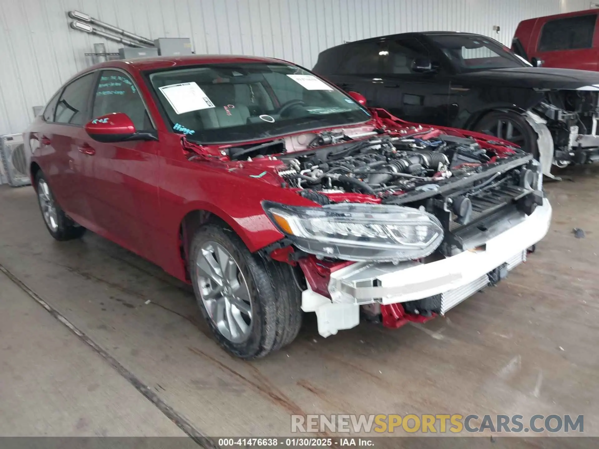 1 Photograph of a damaged car 1HGCV1F12KA022018 HONDA ACCORD 2019