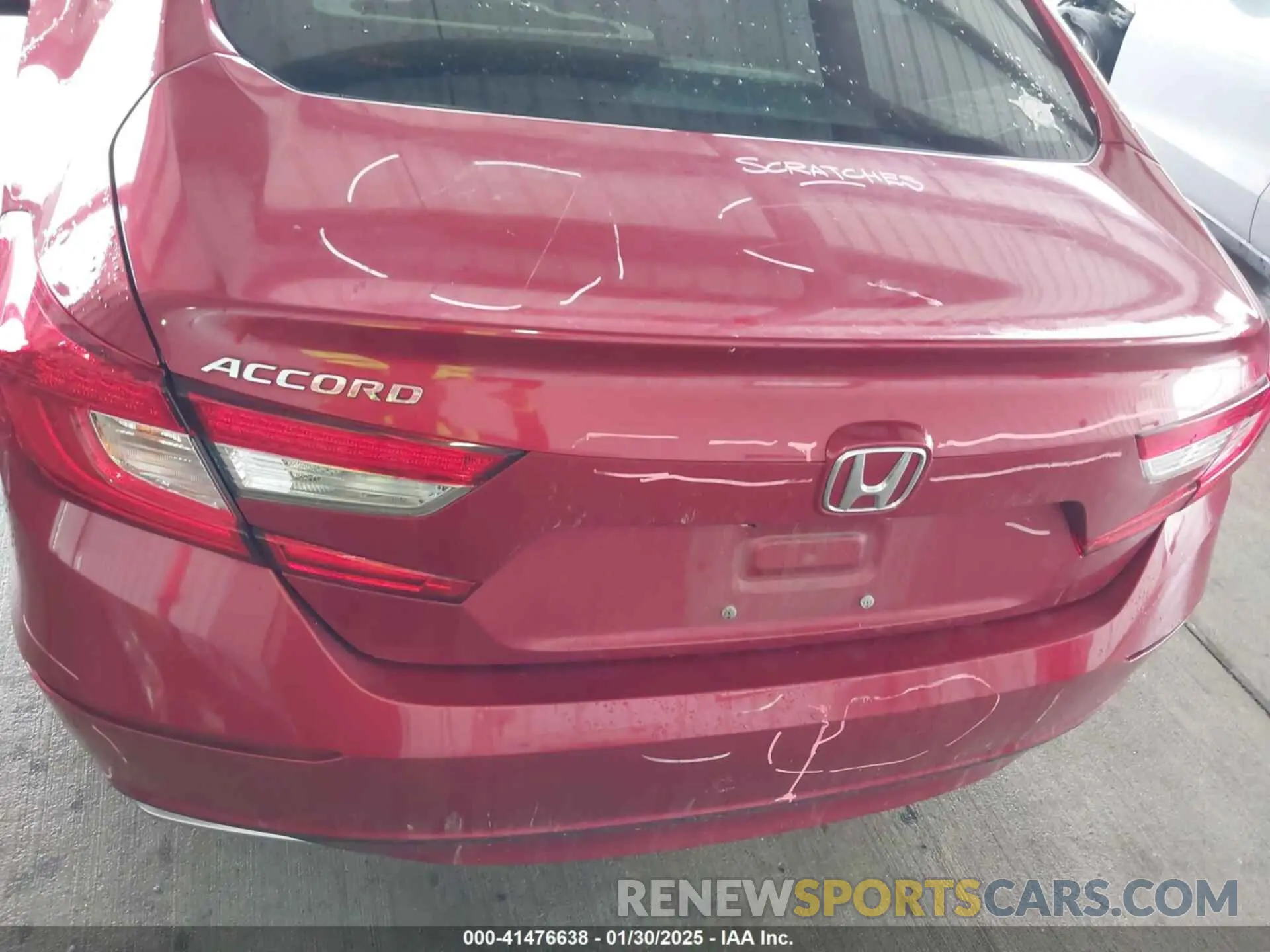 20 Photograph of a damaged car 1HGCV1F12KA022018 HONDA ACCORD 2019
