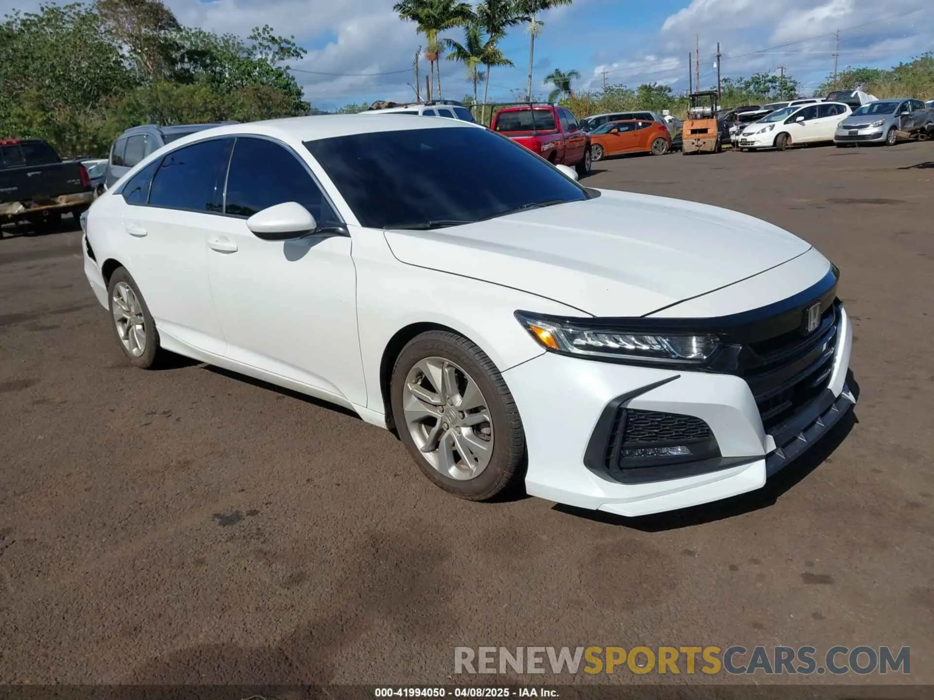 1 Photograph of a damaged car 1HGCV1F12KA030524 HONDA ACCORD 2019