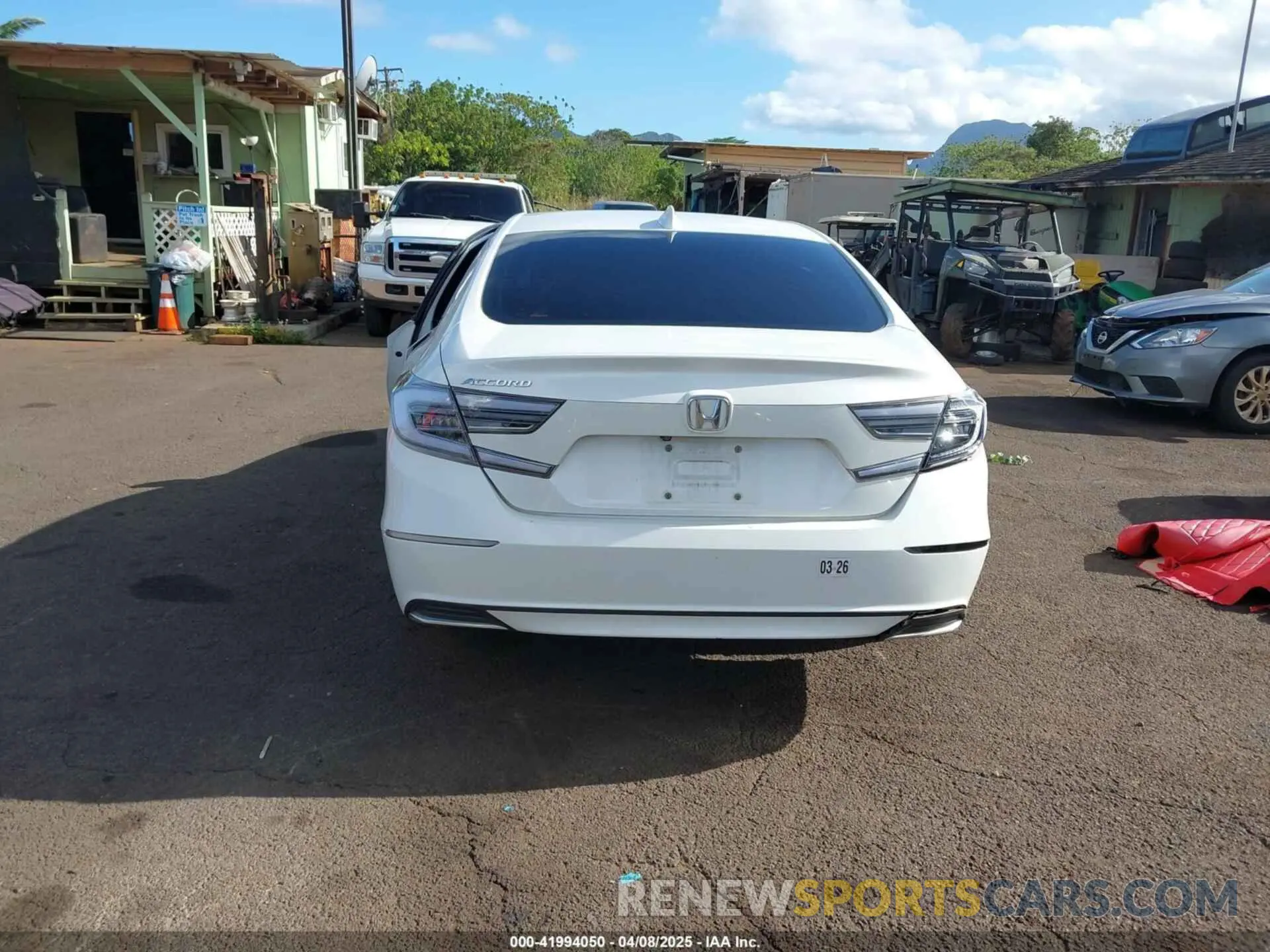 16 Photograph of a damaged car 1HGCV1F12KA030524 HONDA ACCORD 2019