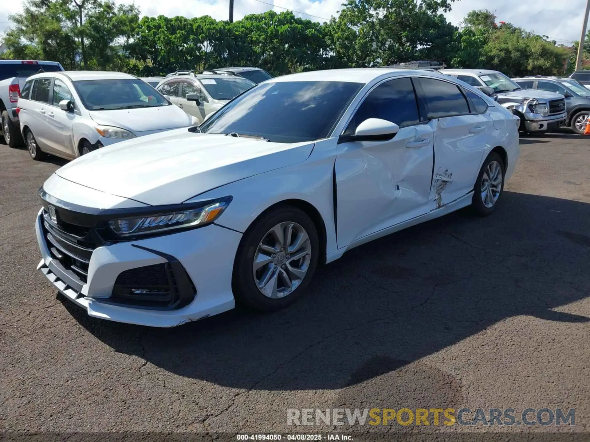 2 Photograph of a damaged car 1HGCV1F12KA030524 HONDA ACCORD 2019
