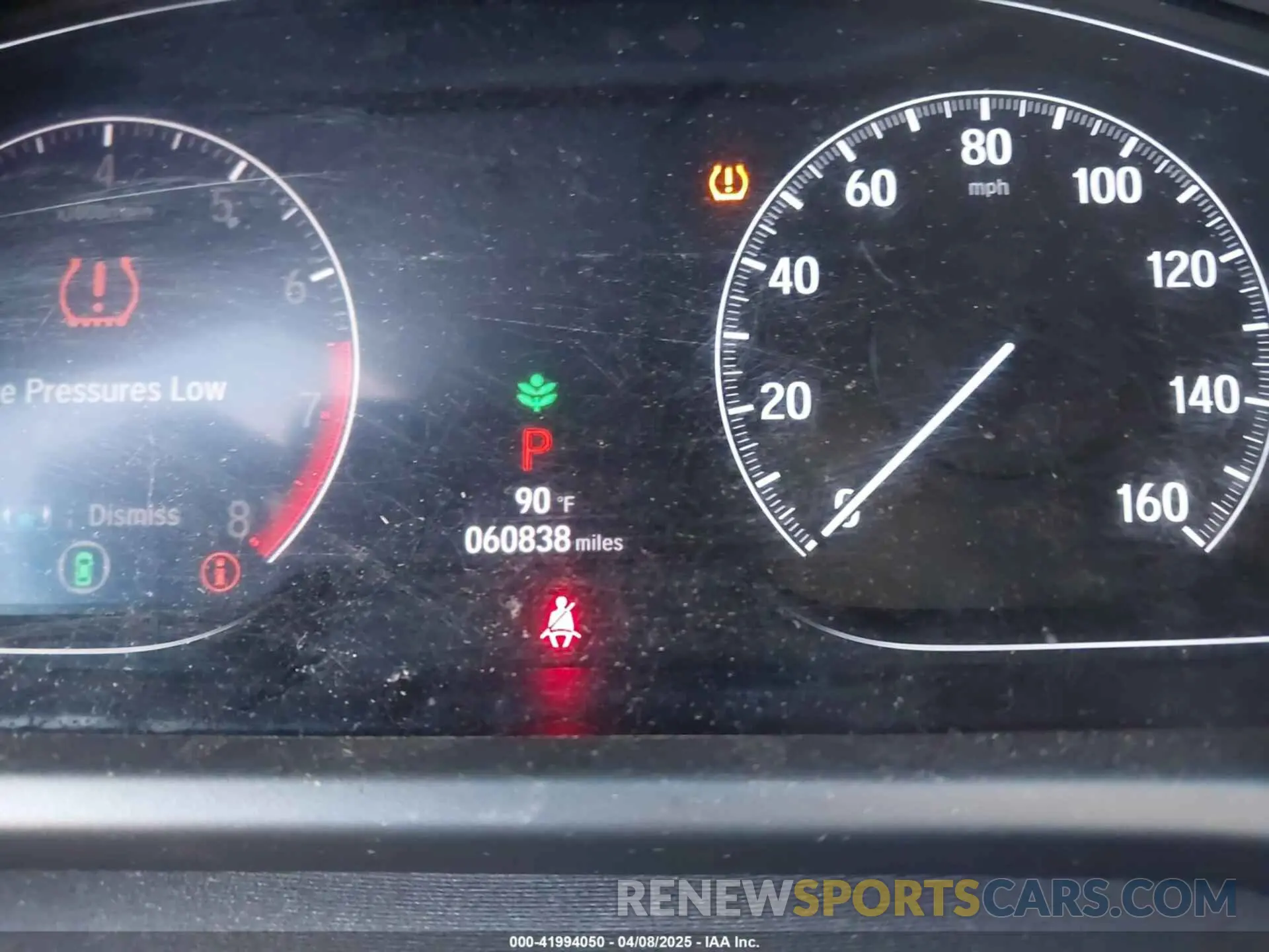 7 Photograph of a damaged car 1HGCV1F12KA030524 HONDA ACCORD 2019