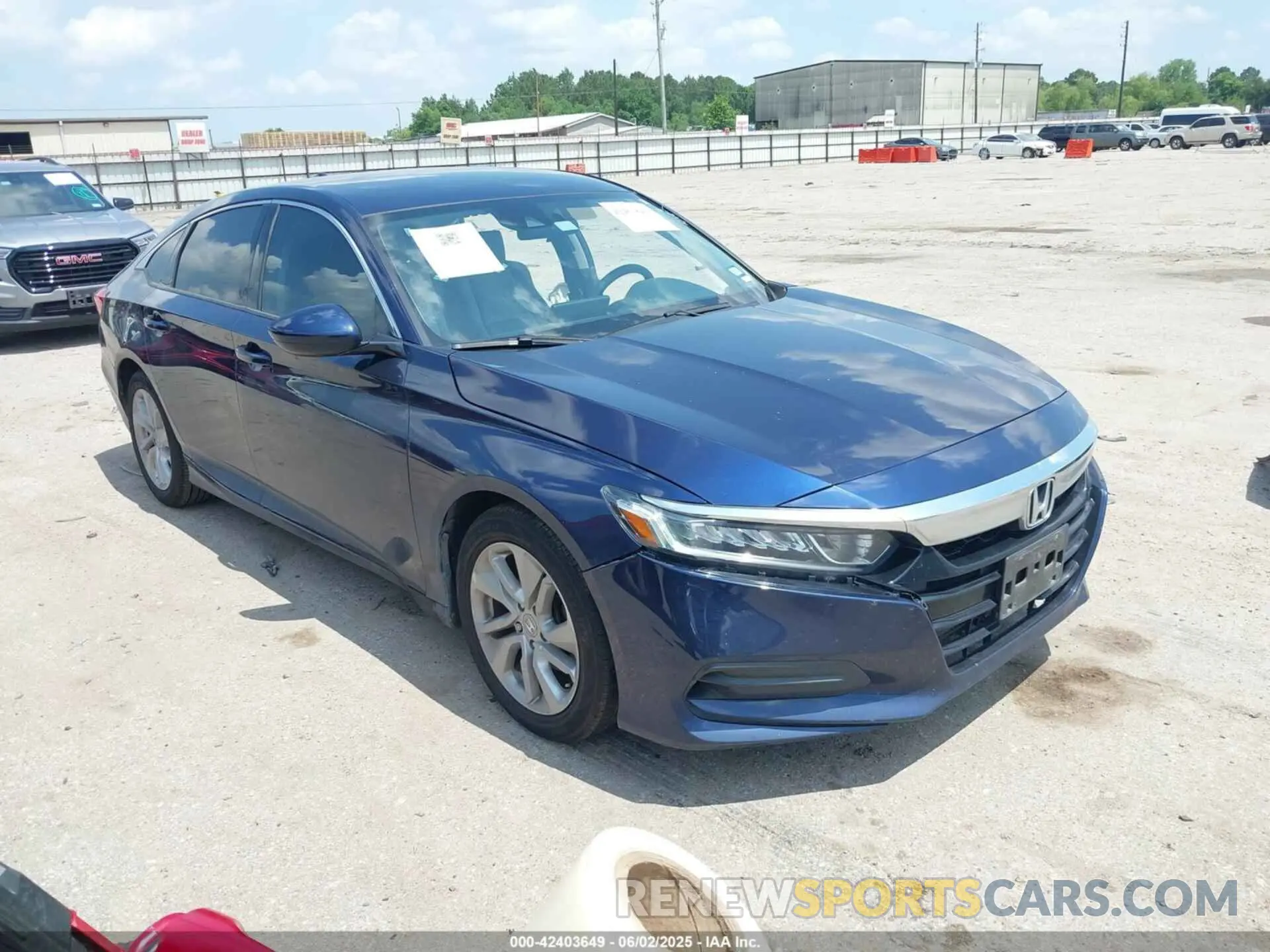 1 Photograph of a damaged car 1HGCV1F12KA037201 HONDA ACCORD 2019
