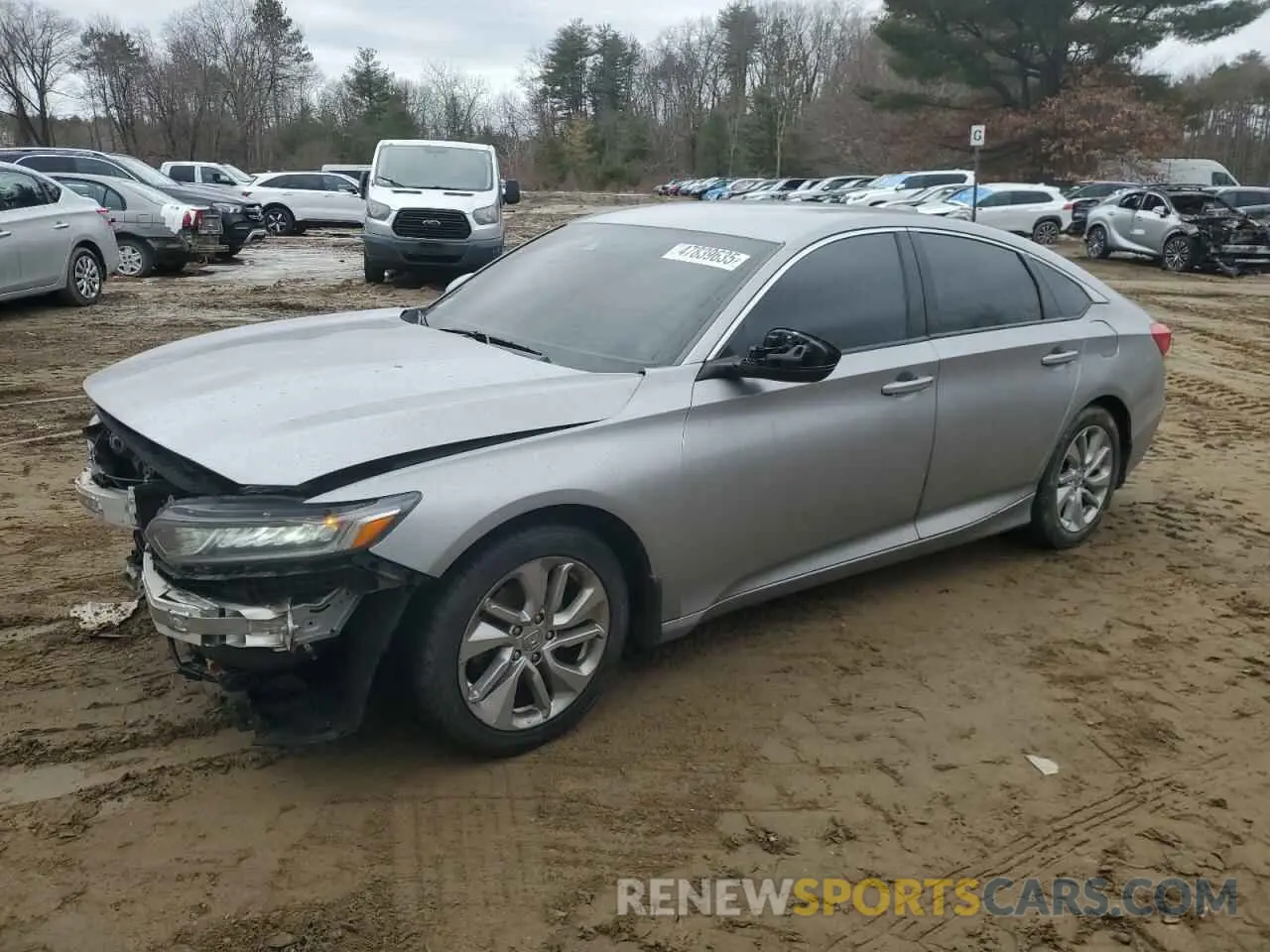 1 Photograph of a damaged car 1HGCV1F12KA100054 HONDA ACCORD 2019