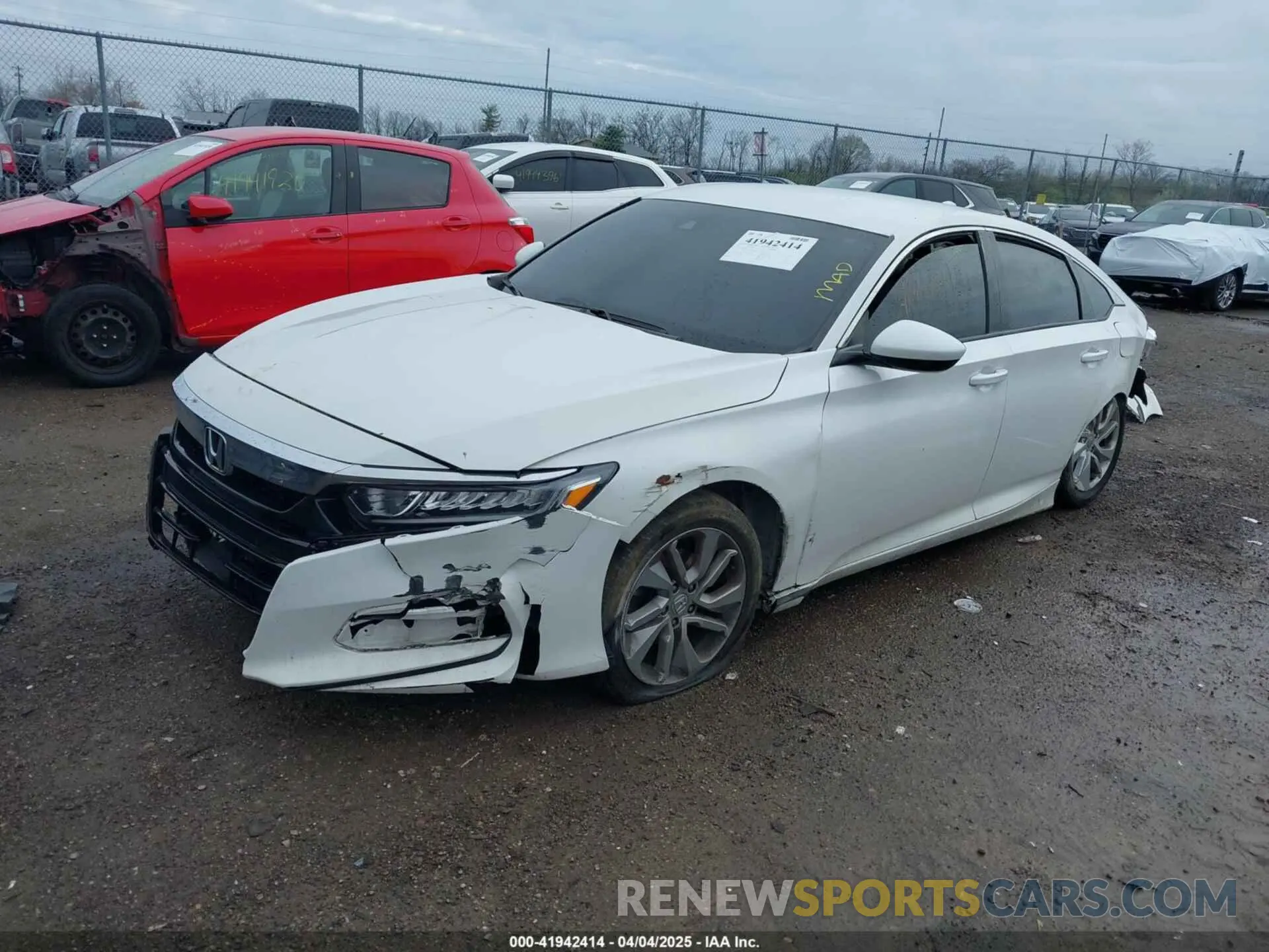 2 Photograph of a damaged car 1HGCV1F12KA122930 HONDA ACCORD 2019