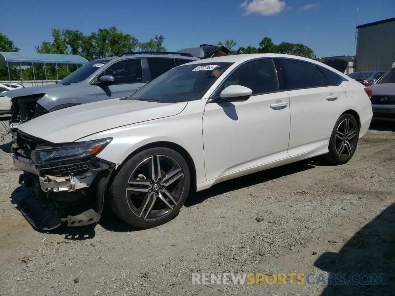 1 Photograph of a damaged car 1HGCV1F13KA022433 HONDA ACCORD 2019