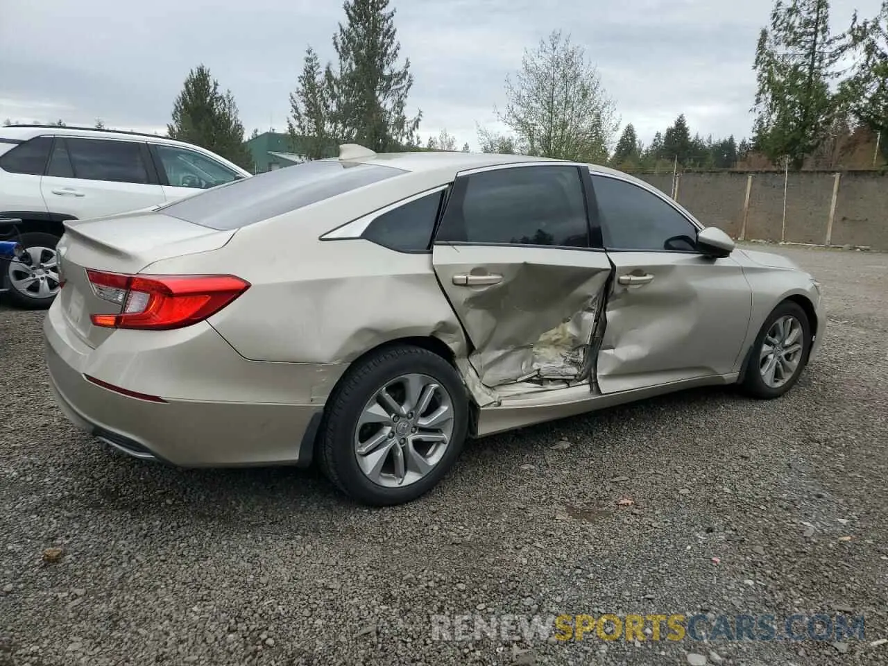 3 Photograph of a damaged car 1HGCV1F13KA063418 HONDA ACCORD 2019