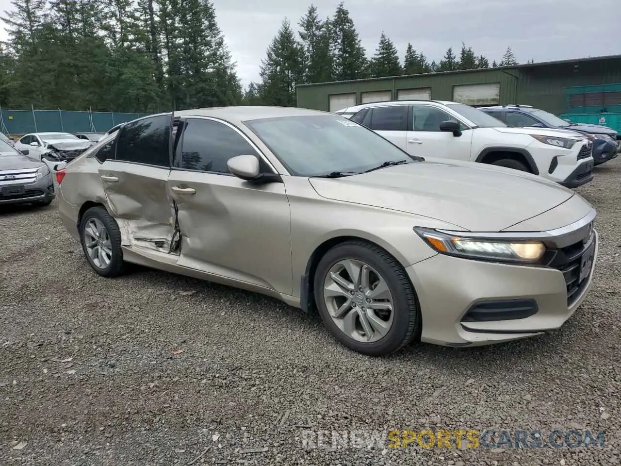 4 Photograph of a damaged car 1HGCV1F13KA063418 HONDA ACCORD 2019