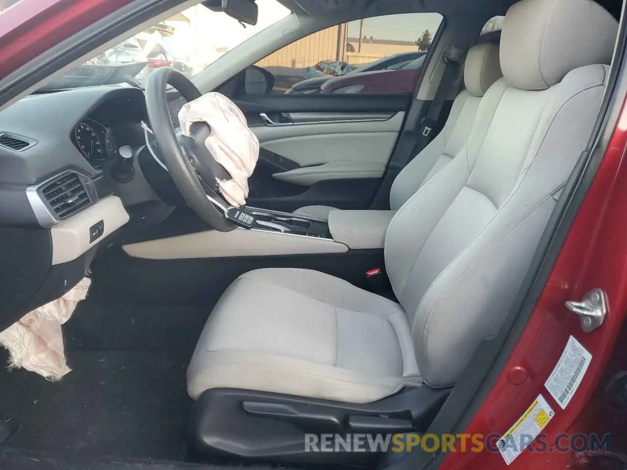 7 Photograph of a damaged car 1HGCV1F13KA141065 HONDA ACCORD 2019