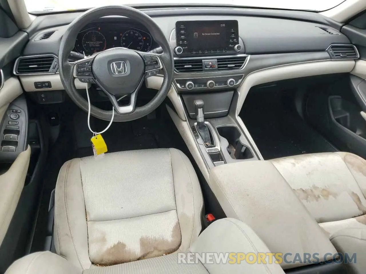 8 Photograph of a damaged car 1HGCV1F14KA030962 HONDA ACCORD 2019