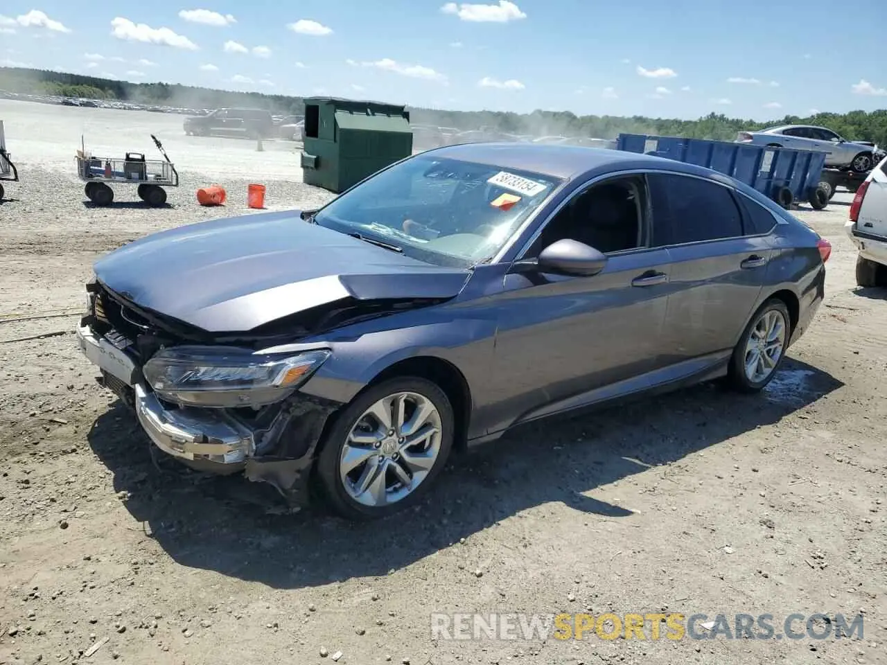 1 Photograph of a damaged car 1HGCV1F14KA060057 HONDA ACCORD 2019