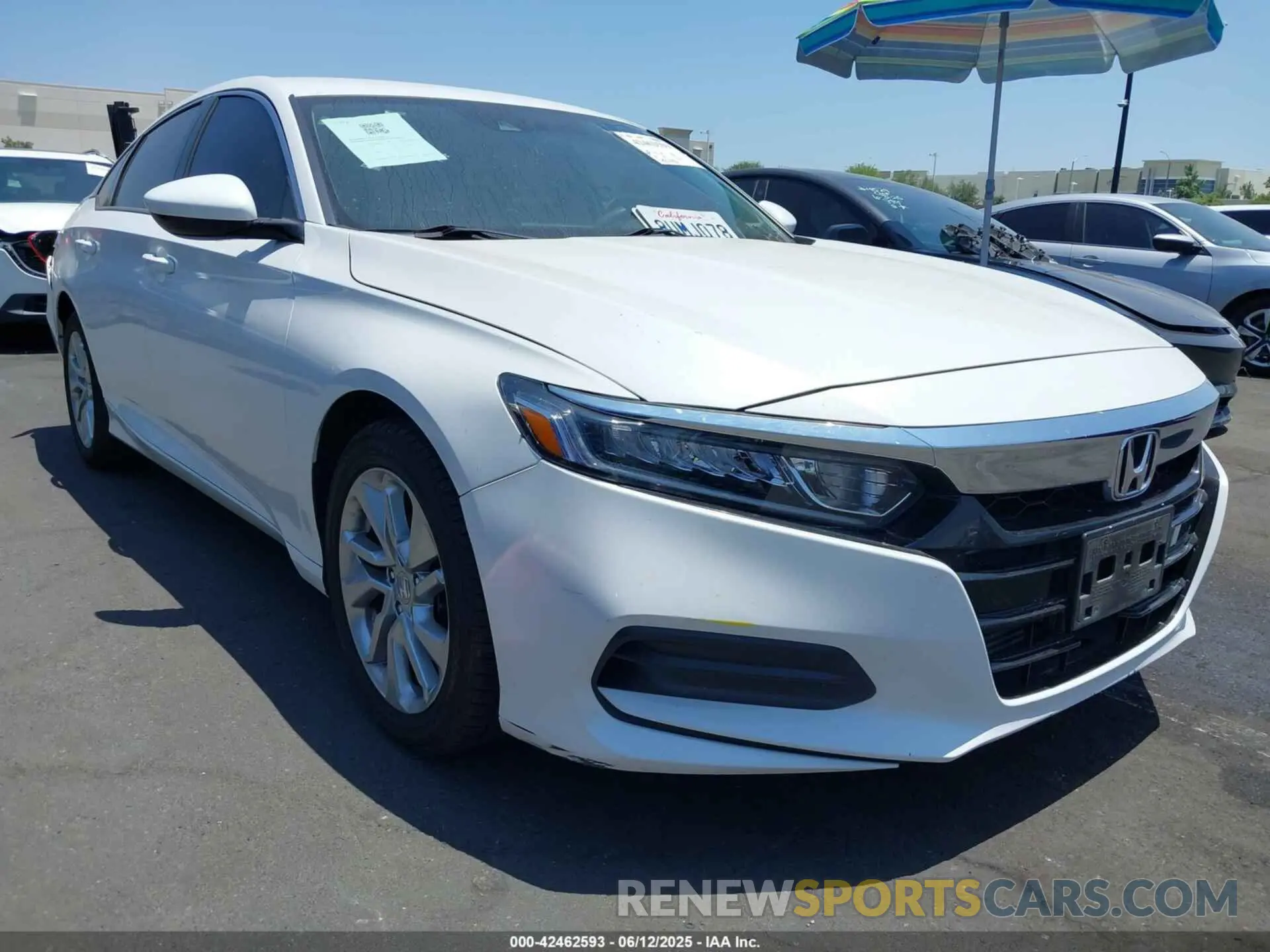 1 Photograph of a damaged car 1HGCV1F14KA116059 HONDA ACCORD 2019