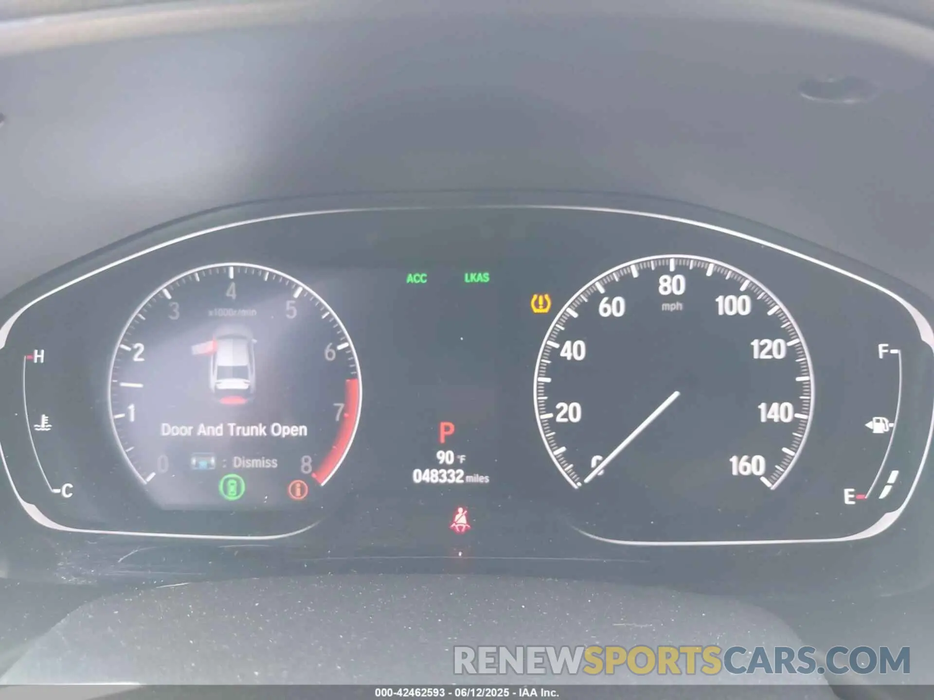 7 Photograph of a damaged car 1HGCV1F14KA116059 HONDA ACCORD 2019