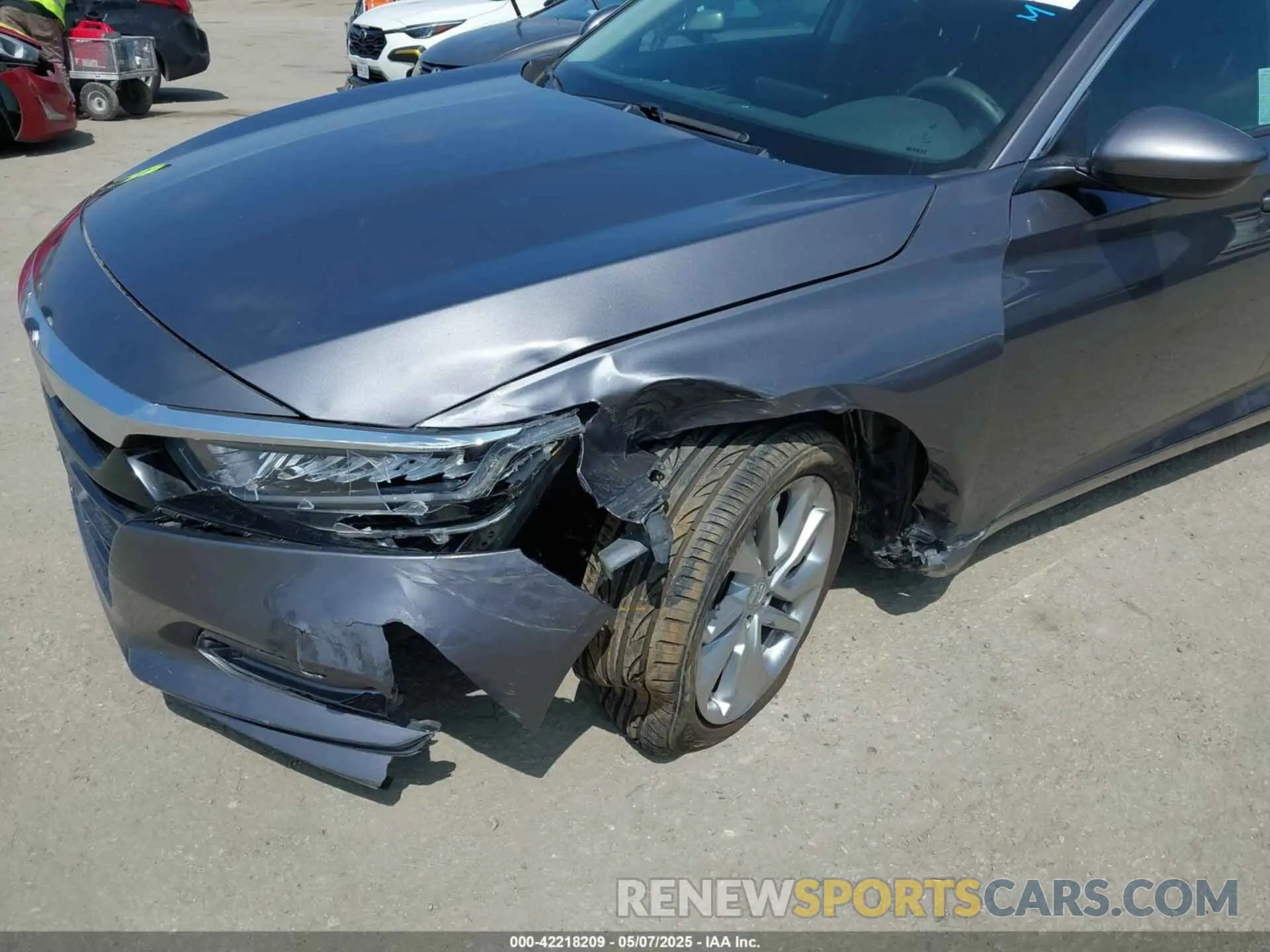 6 Photograph of a damaged car 1HGCV1F14KA120824 HONDA ACCORD 2019