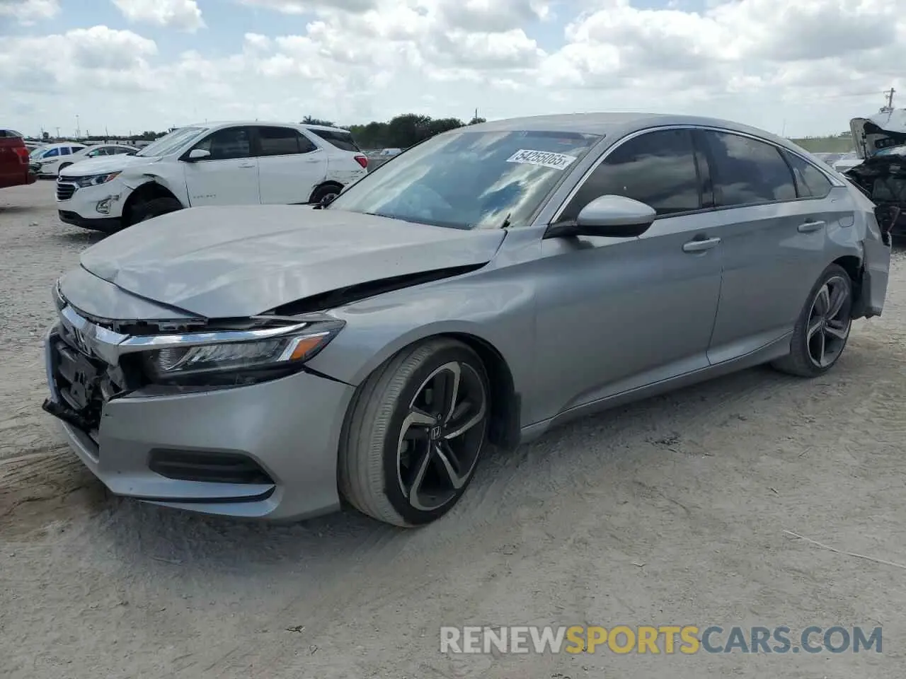 1 Photograph of a damaged car 1HGCV1F14KA136411 HONDA ACCORD 2019